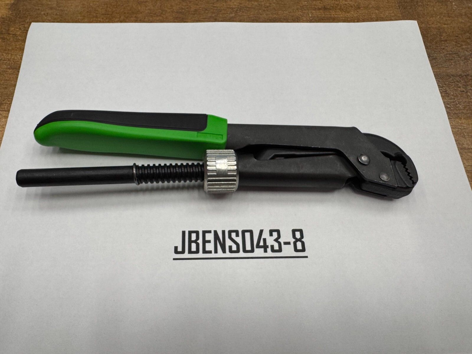 Snap-on Tools NEW GREEN 8-5/8″ Soft Grip Quick Adjust Pliers Wrench PWZ0QAG
