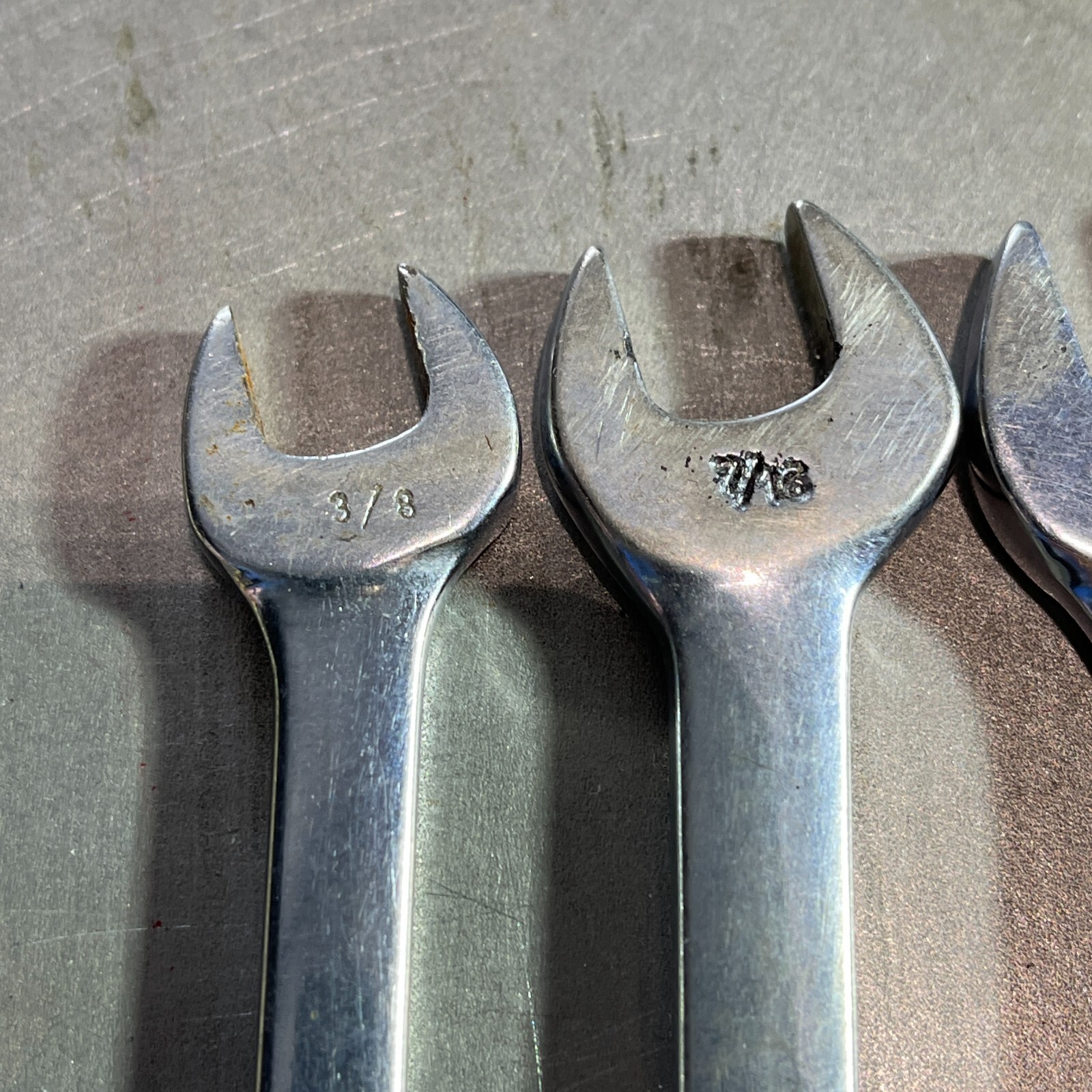 SNAP-ON OEX120 OEX140 OEX160 OEX180 Combination Wrench 4 pc Set 3/8″-9/16″