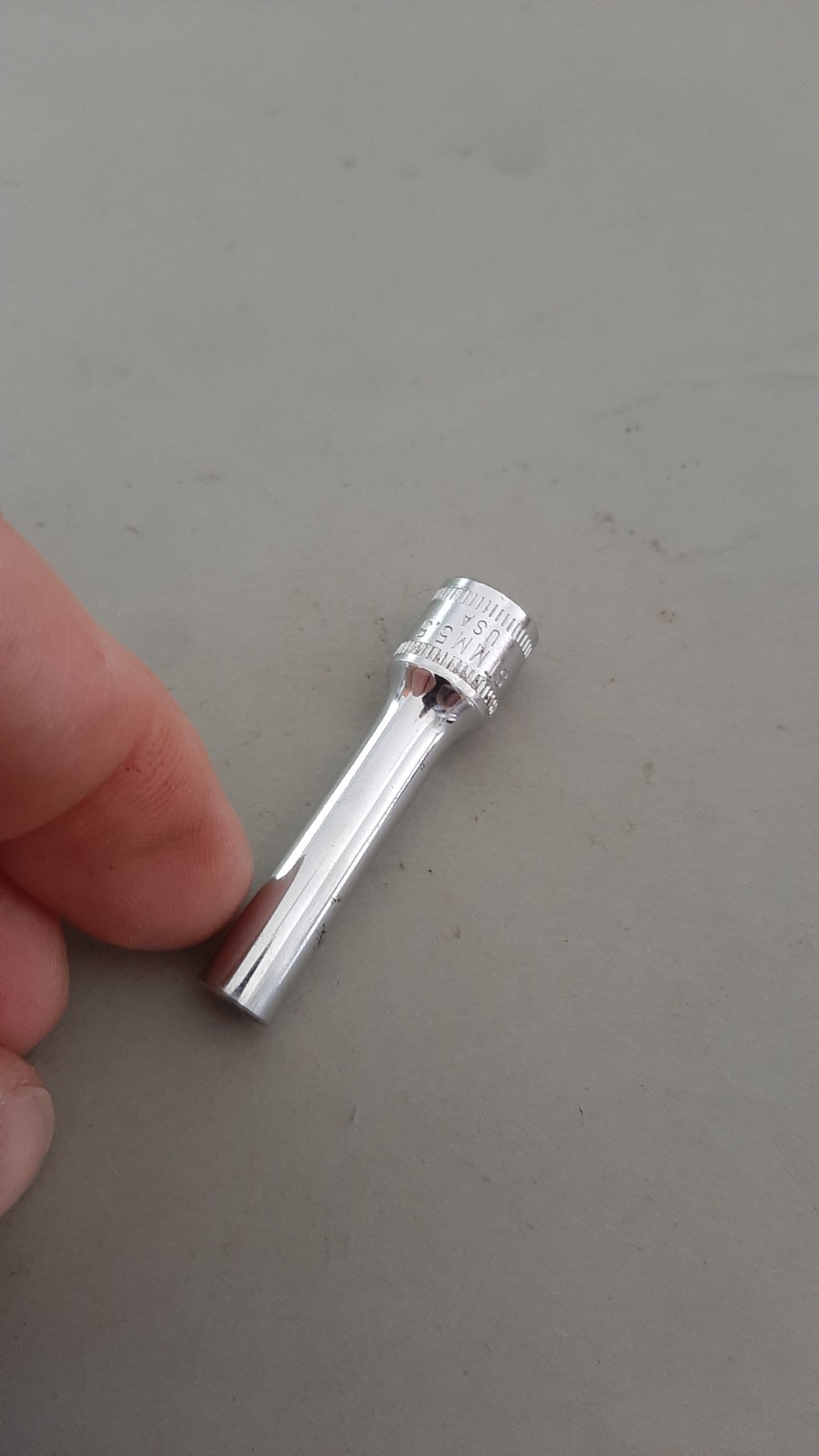 Snap-on STMM5.5 Socket 1/4″ Drive 5.5mm Deep 6pt Point Chrome USA 626