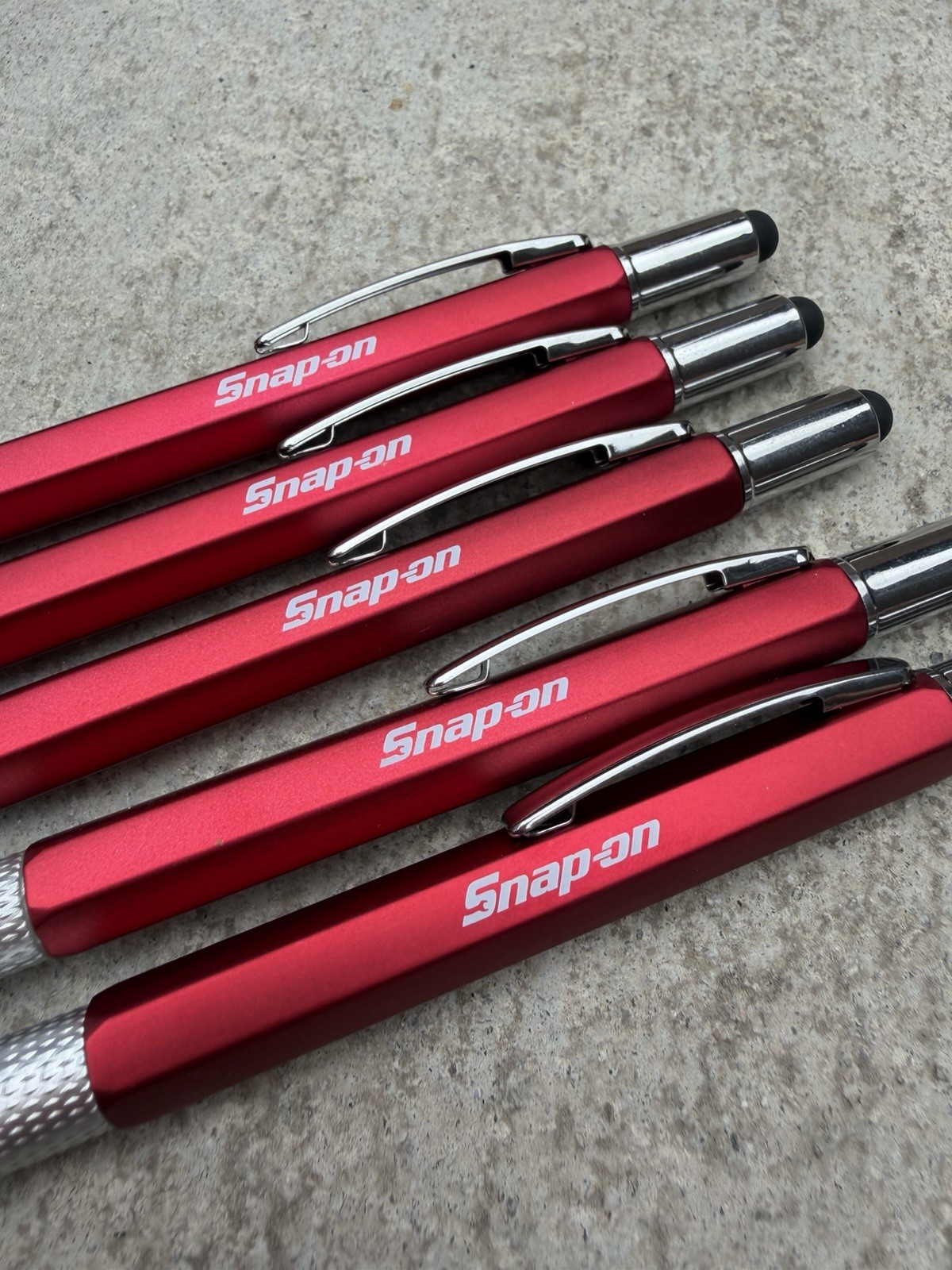 Snap On Tools Set Of 5 Ballpoint Pens 7-in-1 Multi-tool Heavy Duty Snap-On