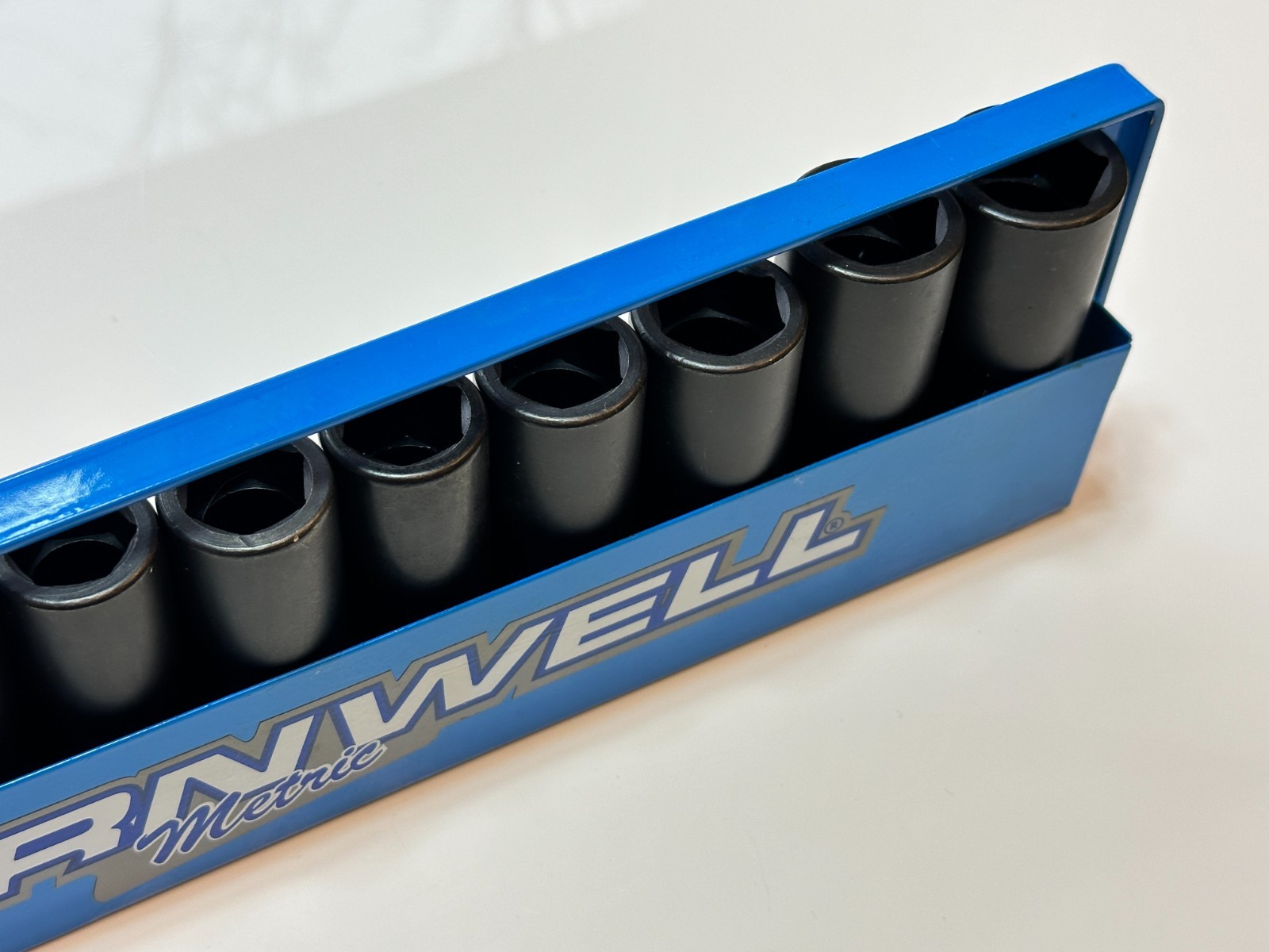 NOS Cornwell USA 14pc 1/2″ Drive Metric Deep Impact Socket Set, 10mm to 24mm NEW