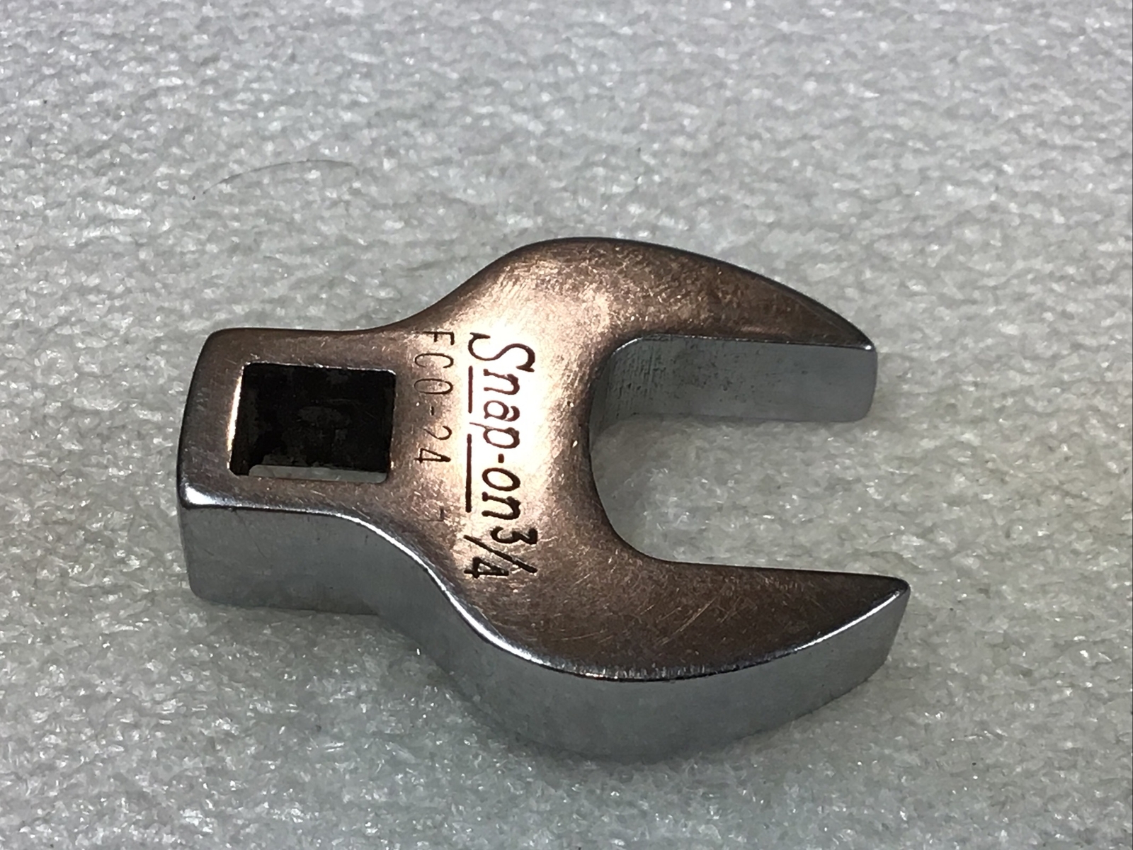 SNAP ON#FCO24 – 3/4”, SAE, 3/8”DR.,OPEN END,CROWFOOT, SOCKET,UNDERLINE LOGO-NICE