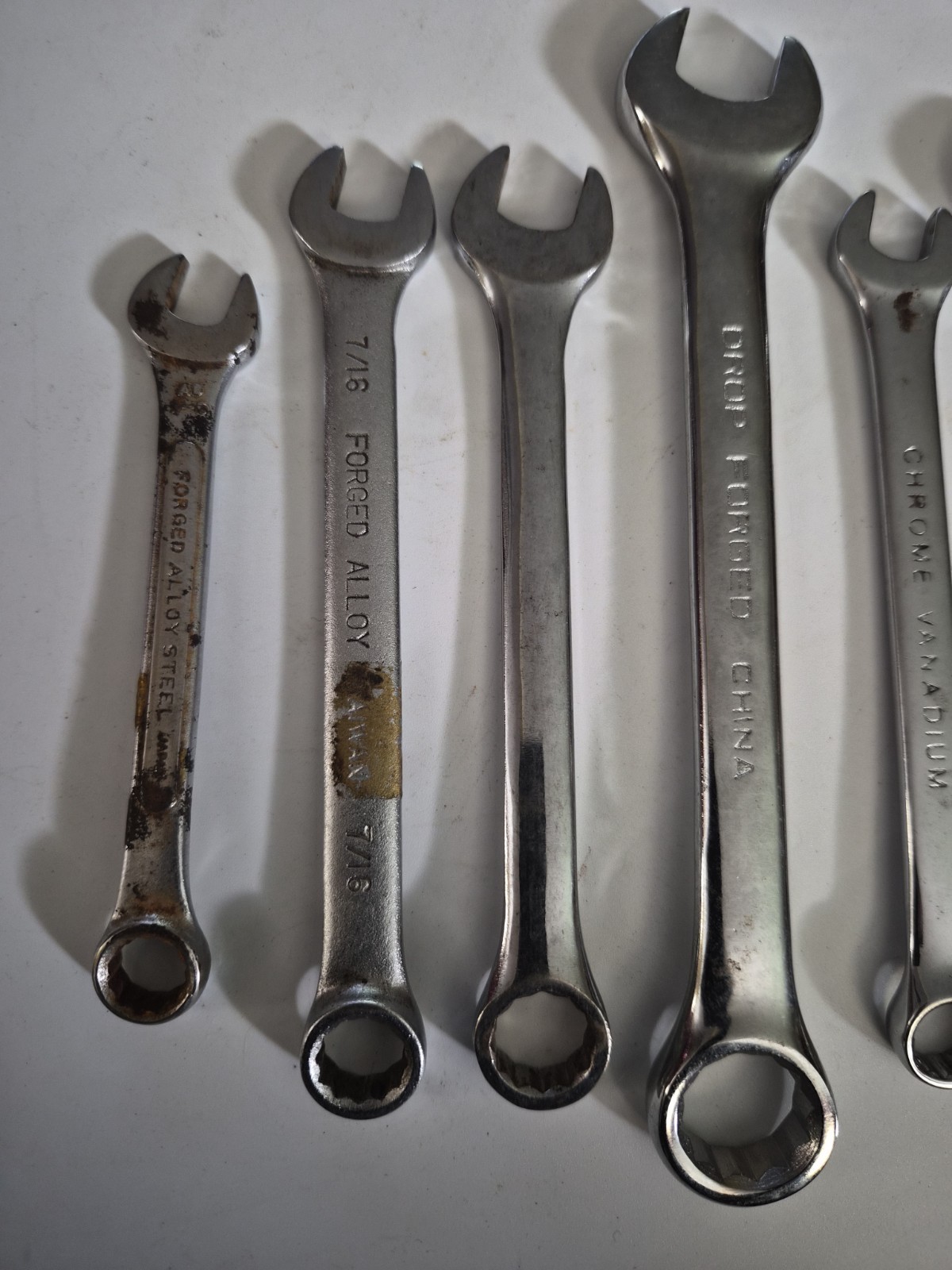 Wrench Bundle, Various Brands And Sizes SAE And Metric