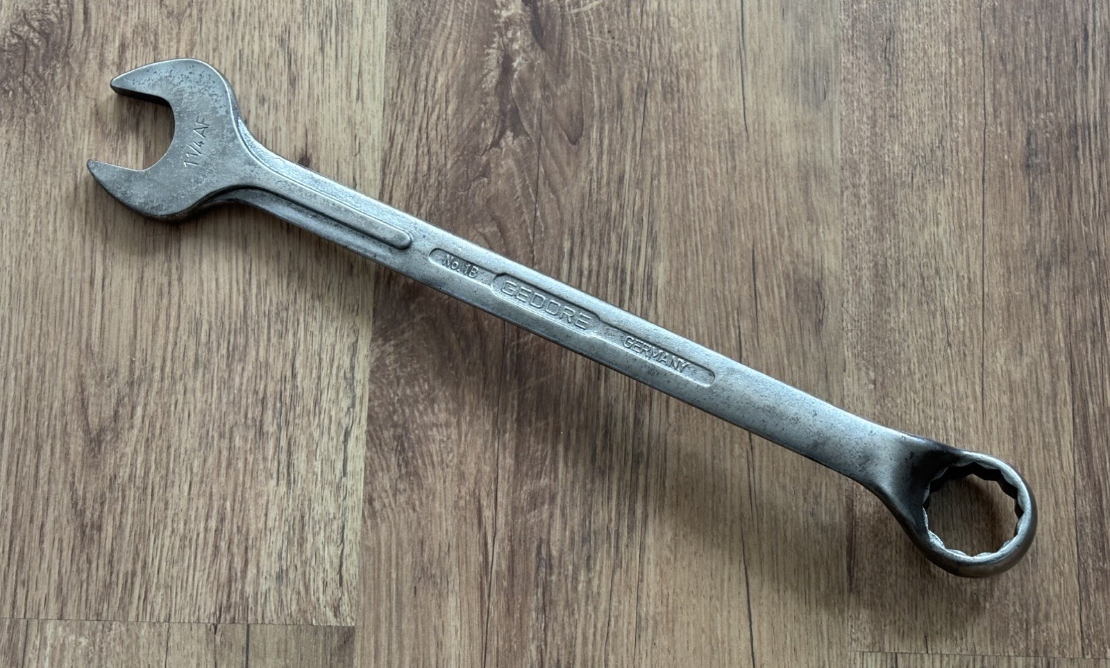GEDORE No1B 1.1/4″ AF Size – COMBINATION SPANNER – High Quality / Germany