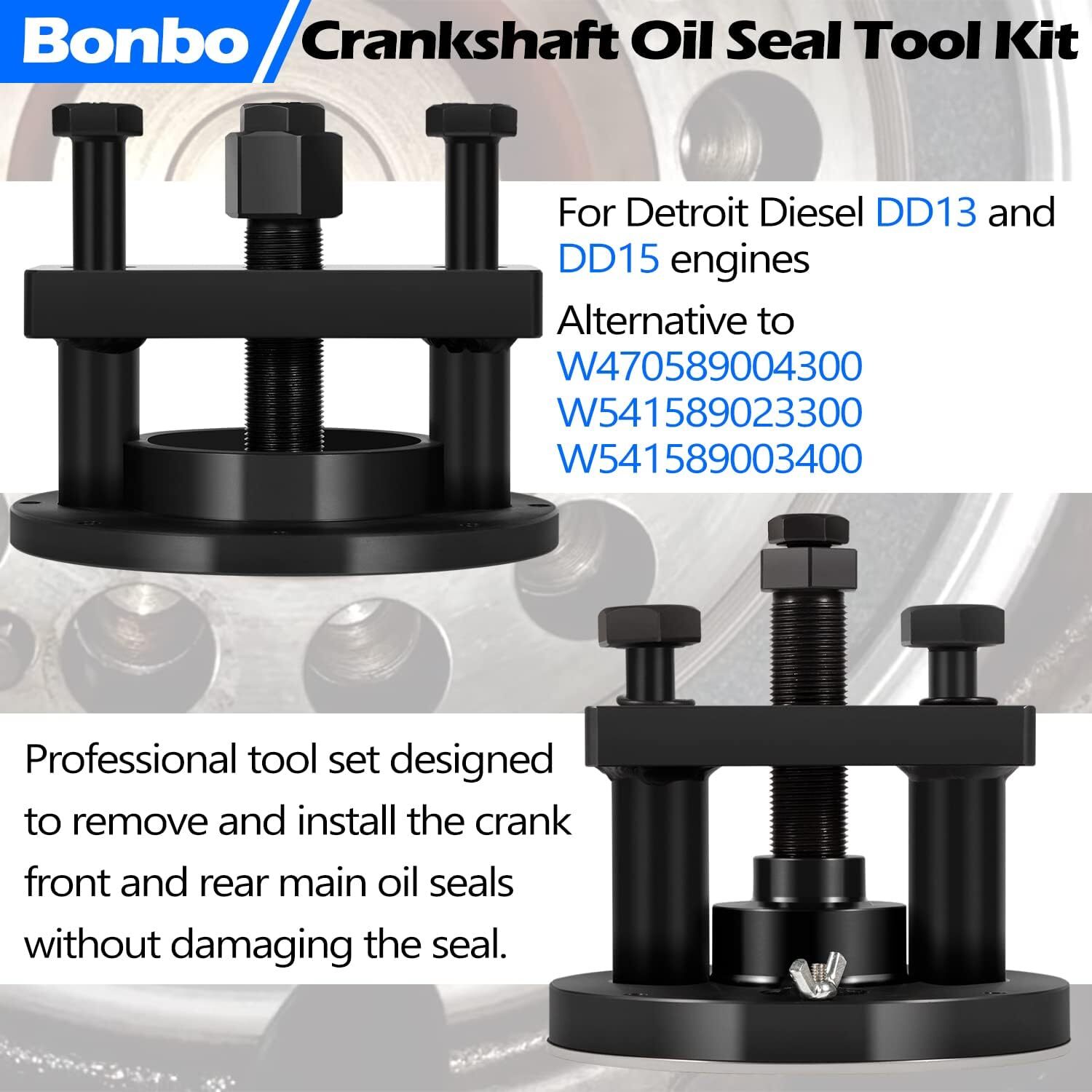 for Detroit Diesel DD13/DD15 Front & Rear Crankshaft Seal Remover/Installer Tool