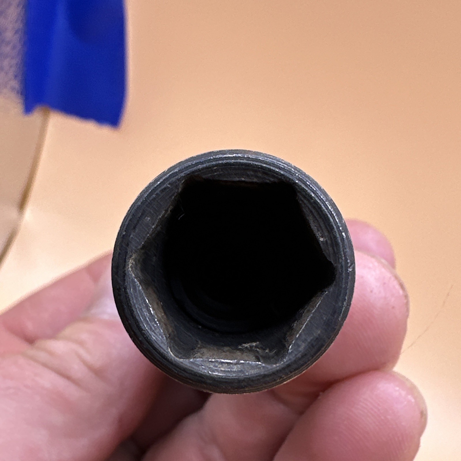Vintage Snap On S9710 3/8″ Drive 6-Point SAE 5/8″ Swivel Spark Plug Socket Nice!