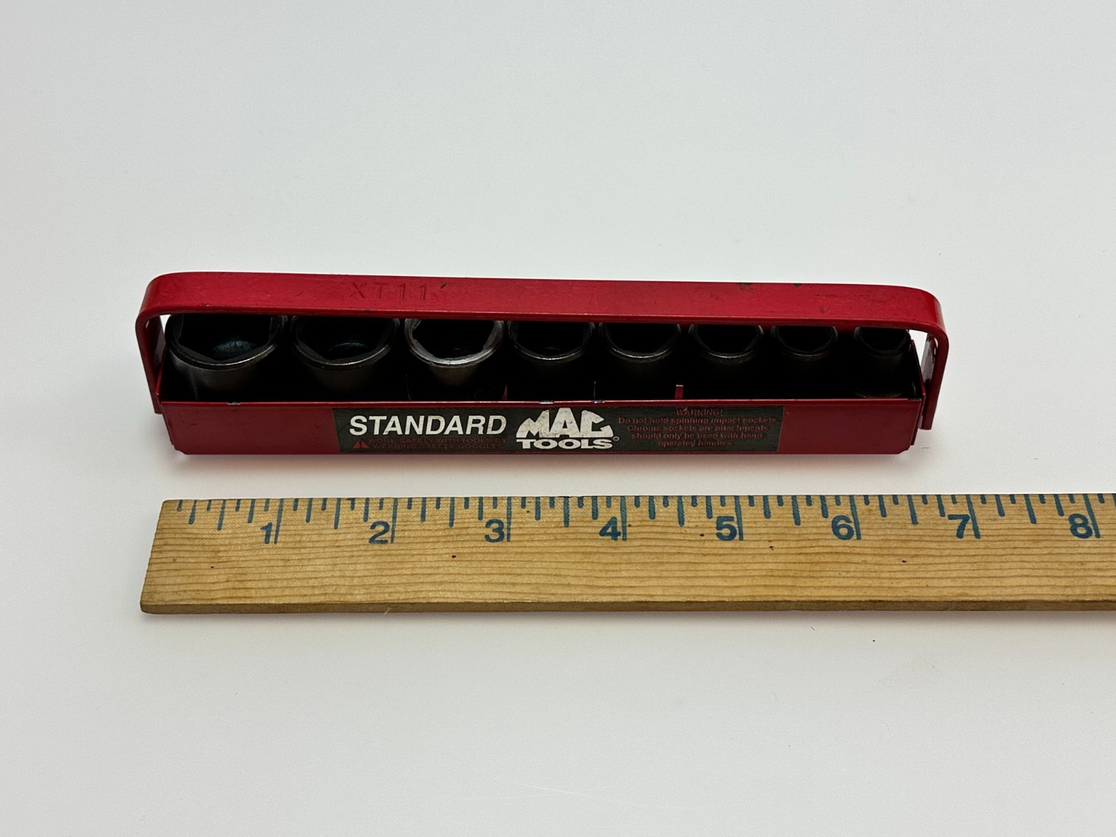 Mac Tools USA 8pc 3/8” Drive 6 Point Impact Socket Set, SAE 5/16” – 3/4”