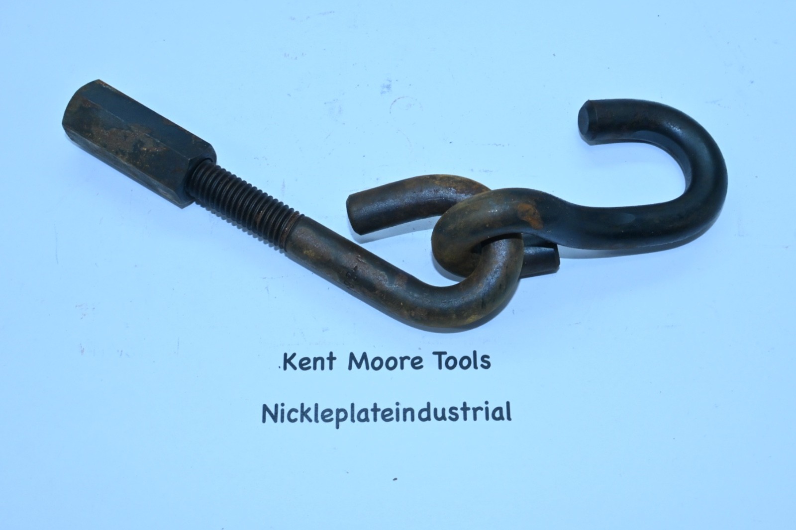 Kent-Moore J-28467-155 & J-28467-156 Engine Support Fixture Hook Adapter & Nut