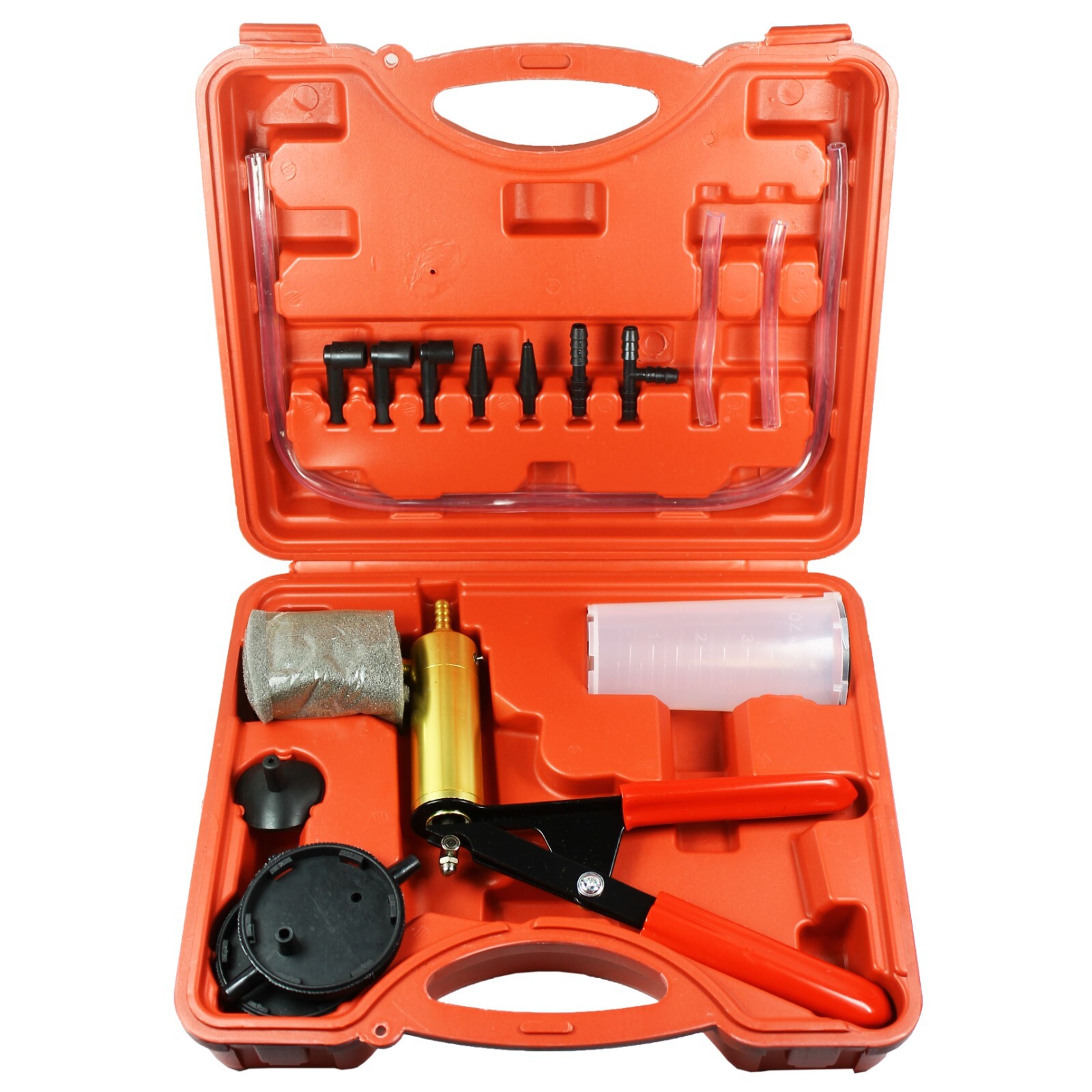 2 In 1 Brake Bleeder & Vacuum Pump Gauge Test Tuner Kit Tools DIY Hand Tools Hot