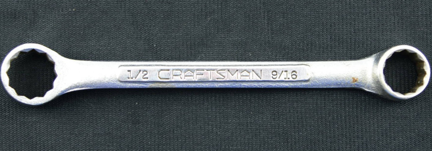 Craftsman -V- Series 5.5 Inch 12 Point 1/2″-9/16″ Offset Double Box End Wrench