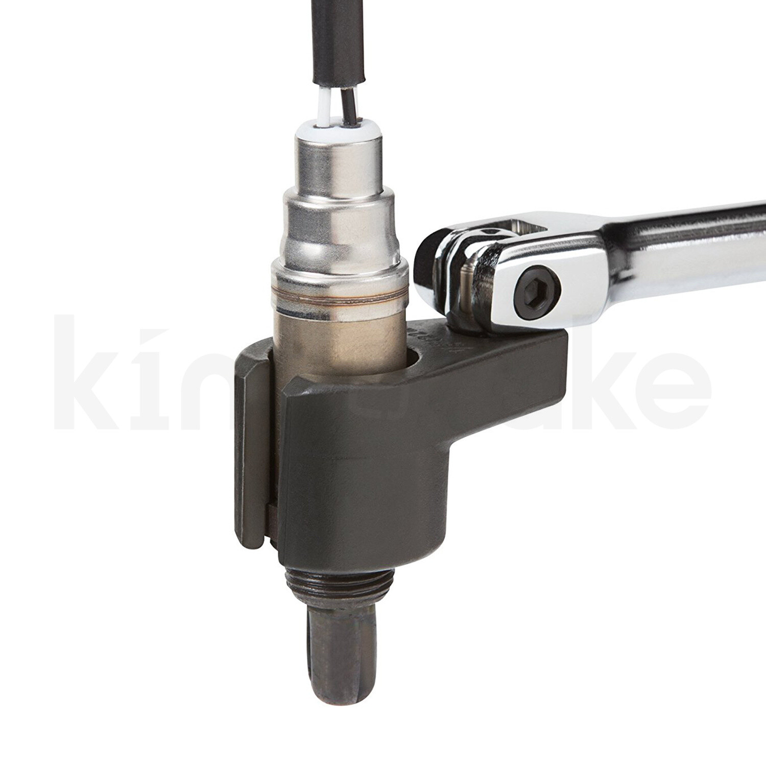 Oxygen Sensor Socket 3/8in Drive x 7/8in (22mm), Offset Wrench 6-Point Tool