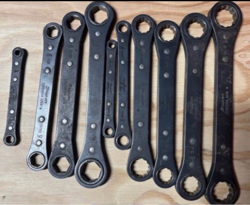 SnapOn 10pc Ratcheting Box End WrenchGR2830A