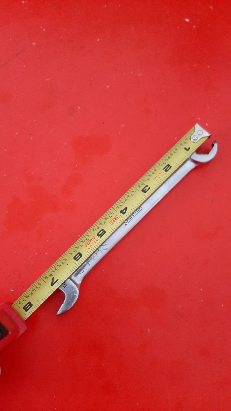 Snap-on Tools RXS20 5/8″ Open End Flare Nut Wrench 6pt Point USA ENGRAVED 327