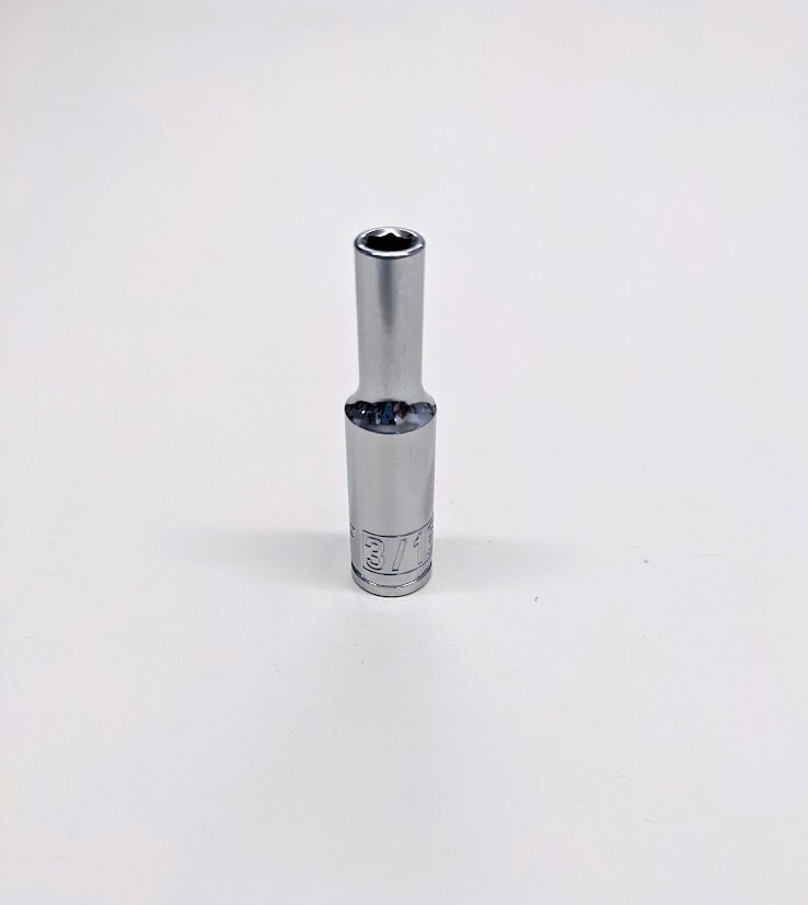 Pittsburgh 1/4″ Drive 6 Point SAE Deep Socket – PICK YOUR SIZE