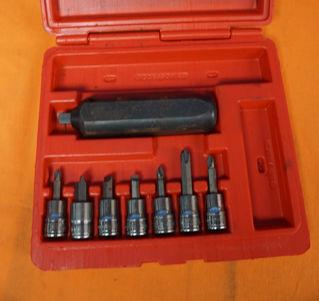 Snap On PB108A 3/8″ Drive Impact Driver Set W/Case