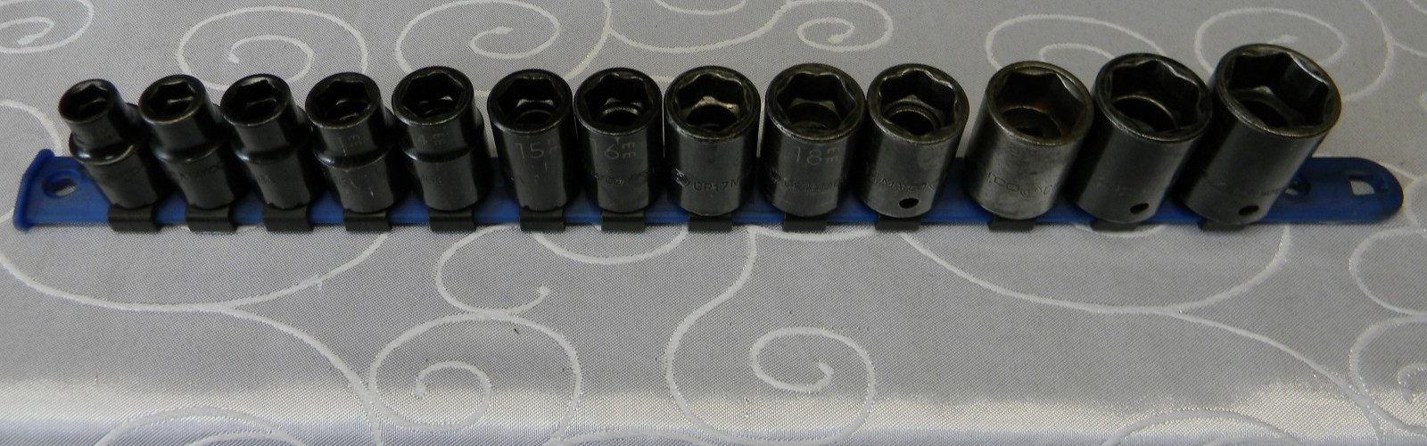 MATCO TOOLS 1/2″ DRIVE 13PC METRIC 6PT IMPACT SOCKET SET 10-24MM #SCPM136TA