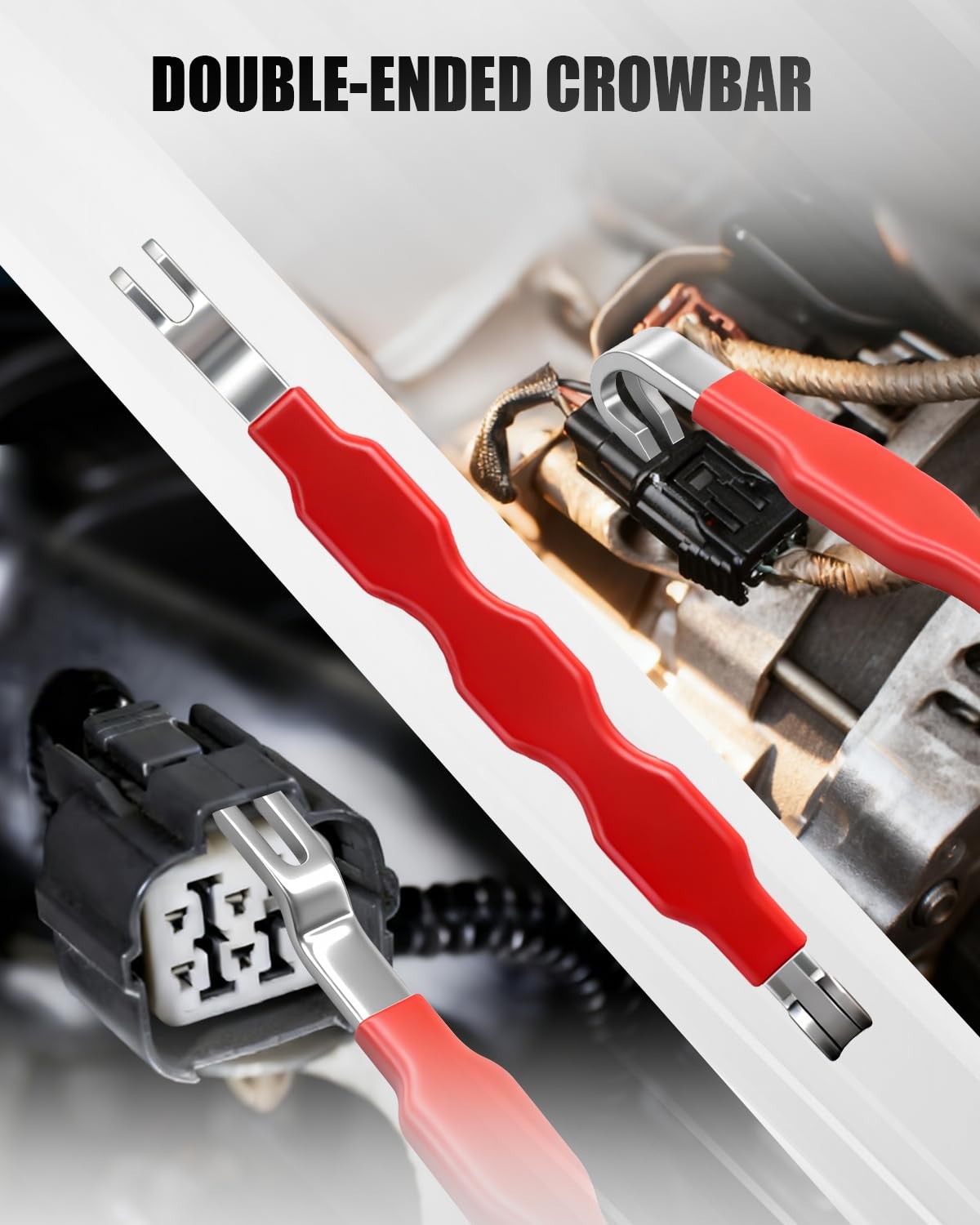 4Pcs Electrical Disconnect Pliers for Cars, Automotive Black