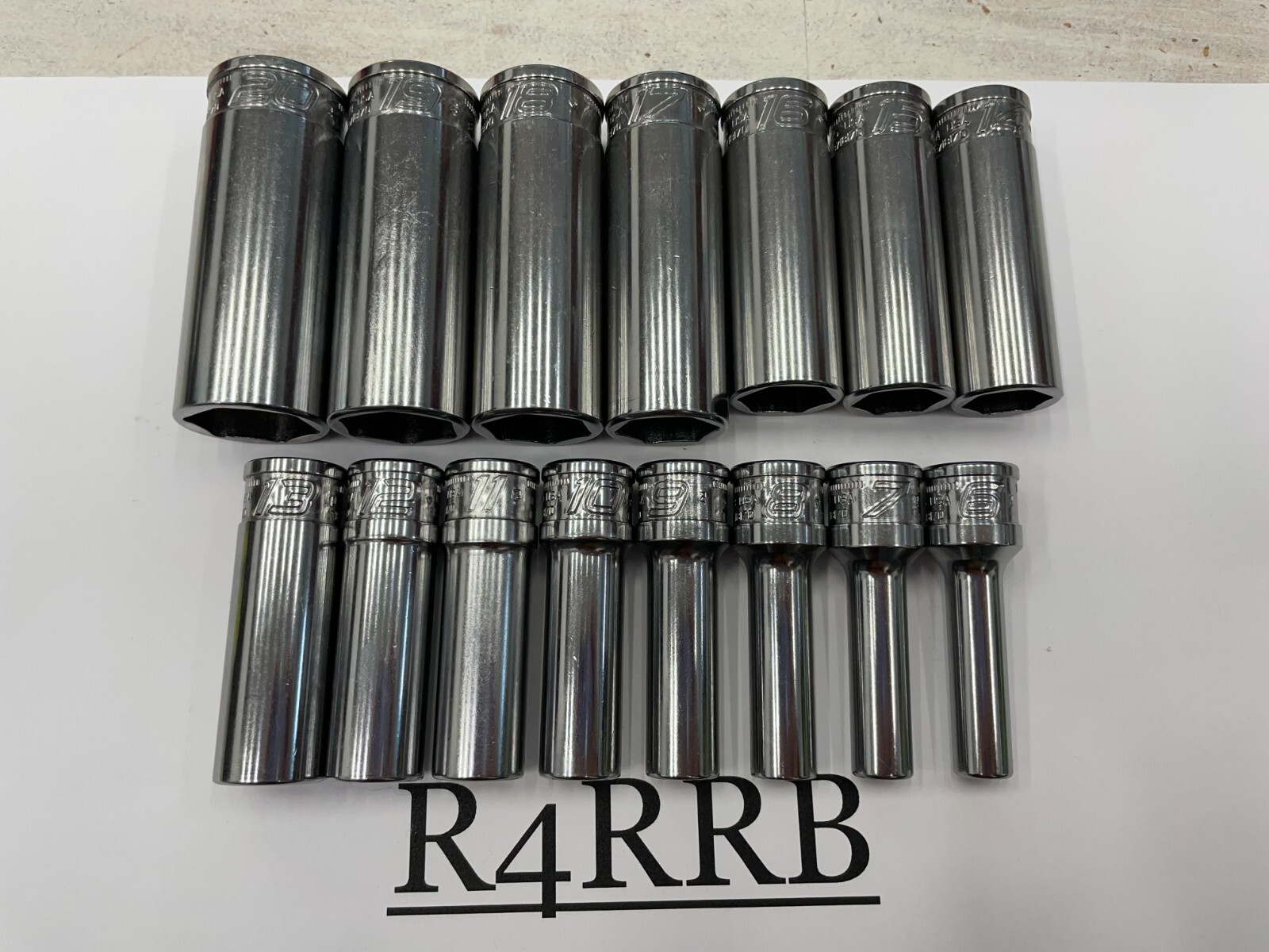 Snap-on Tools NEW 15pc 3/8″ Drive METRIC FDX Deep 6PT Socket BONUS Set 215YSFSMY