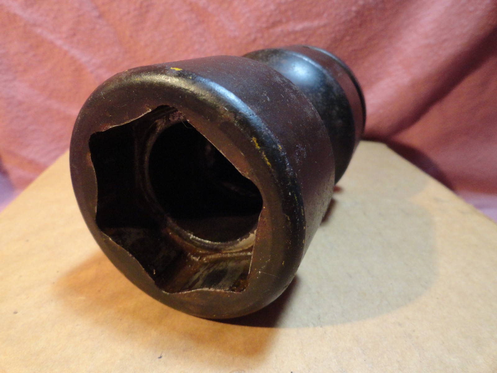 GP GREY PNEUMATIC 1″ DRIVE 1-1/2″ x 13/16″ USED IMPACT SOCKET GOOD CONDITION