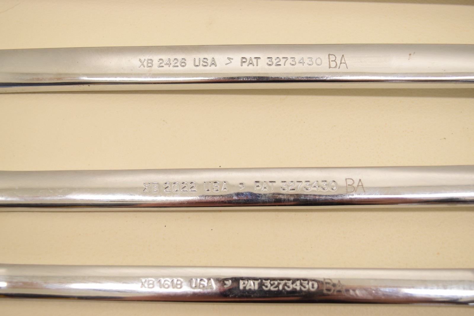 Snap On 5pc 12-Point SAE Box End Offset Wrench Set XB2830-XB1214 15/16″-3/8″