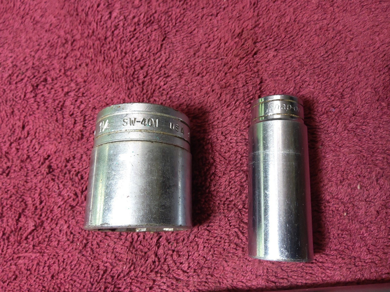 6 Snap-On Set, SX5 & SX10 3/4″ SFS-241, 1 1/4″ SW-401, VS1214, 13/16″ Swival CFU
