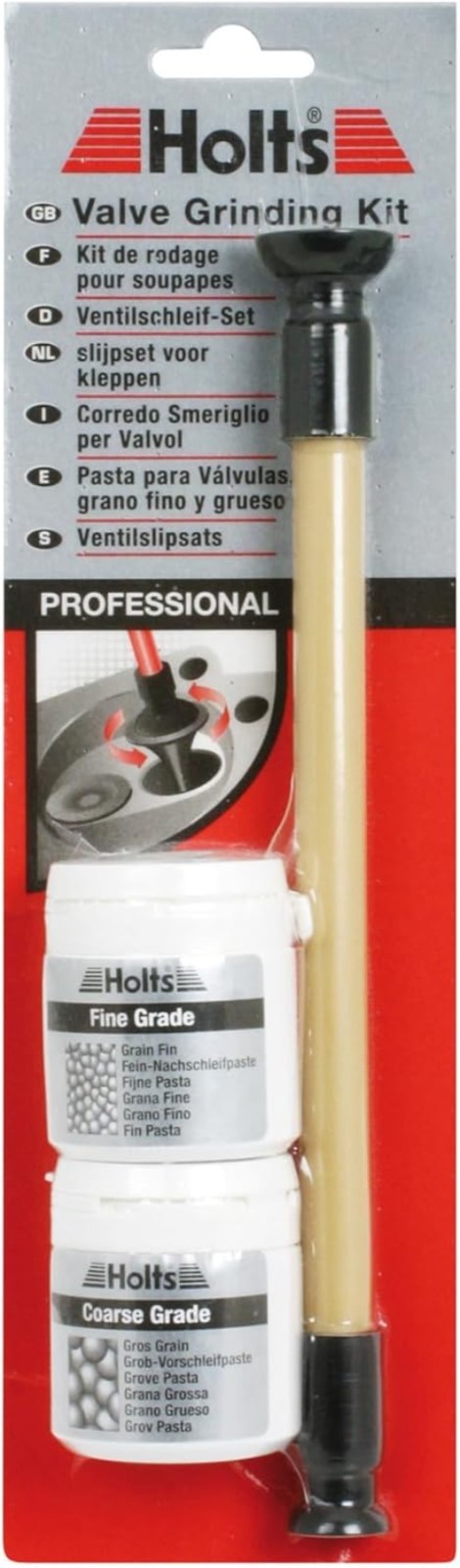 Valve Lapping & Polish Kit Alloy Steel Carbide for Cylinder Head Sealing