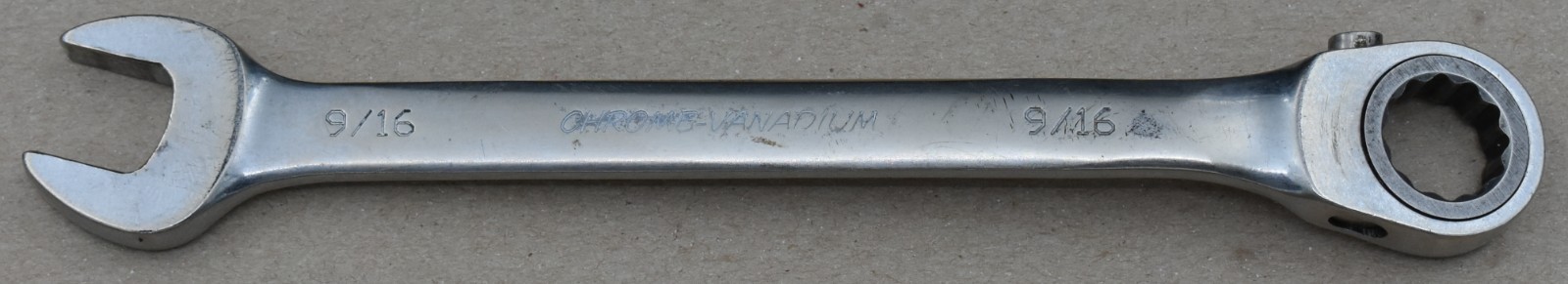 CRESCENT TOOLS FRR18, 9/16″ SAE, OPEN/BOX END REVERSIBLE RATCHETING WRENCH