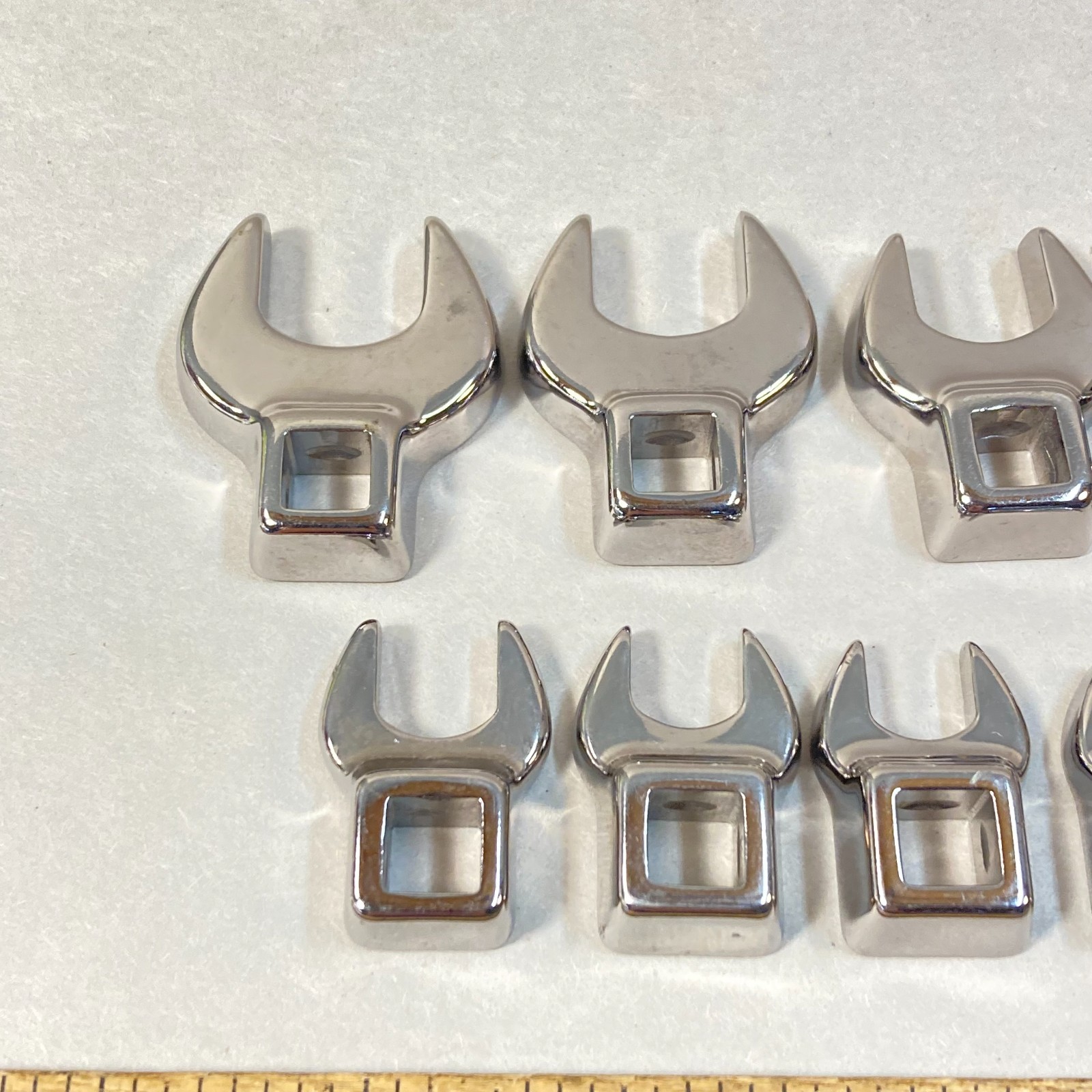 Craftsman Crowfoot Socket Set 8 Pc 3/8″ Drive Metric 10mm-19mm -VV- USA
