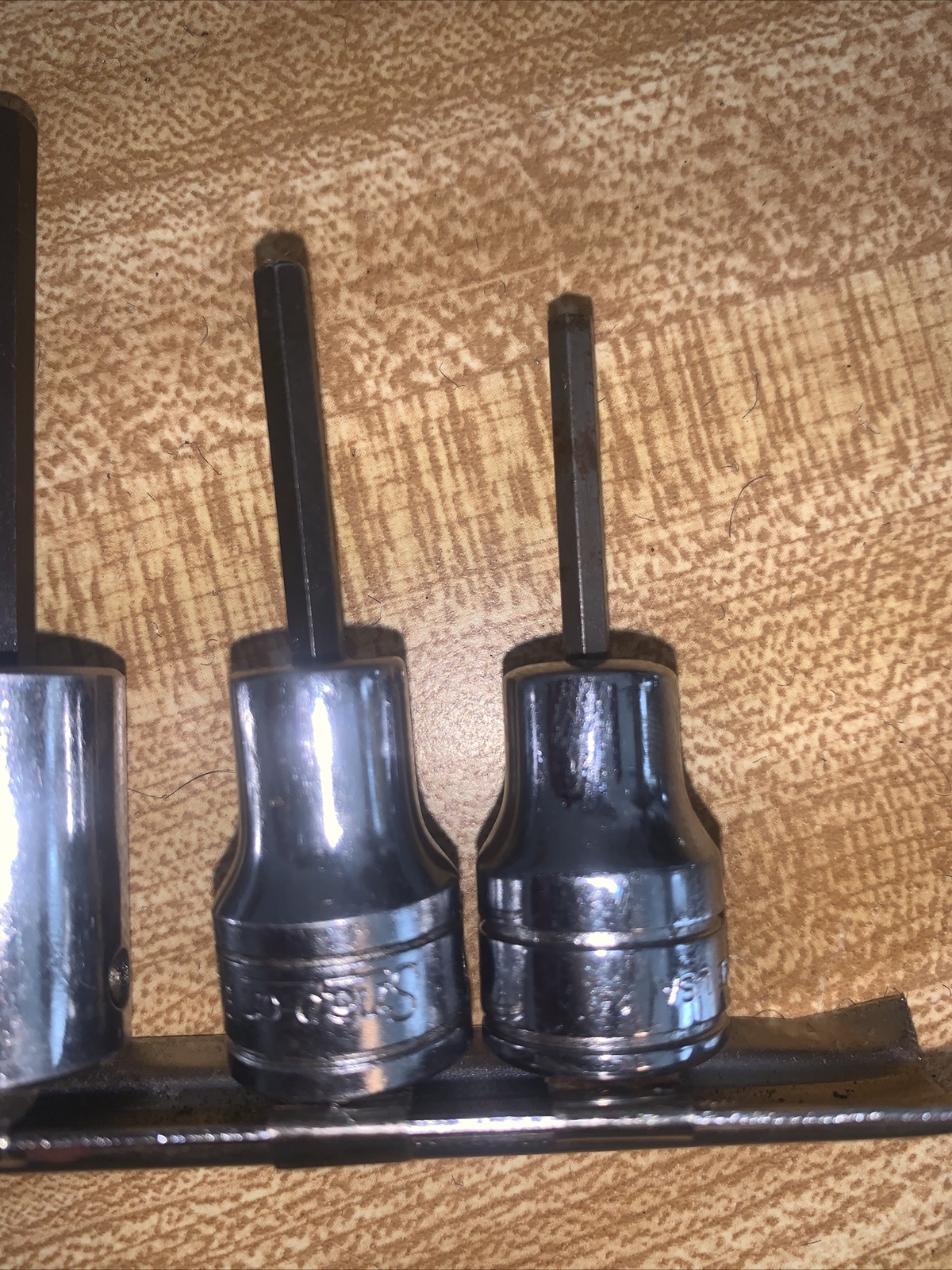 MAC TOOLS & Snap On 3/8″ Drive Hex Socket Driver METRIC AND SAE LOT 6 Pcs USA
