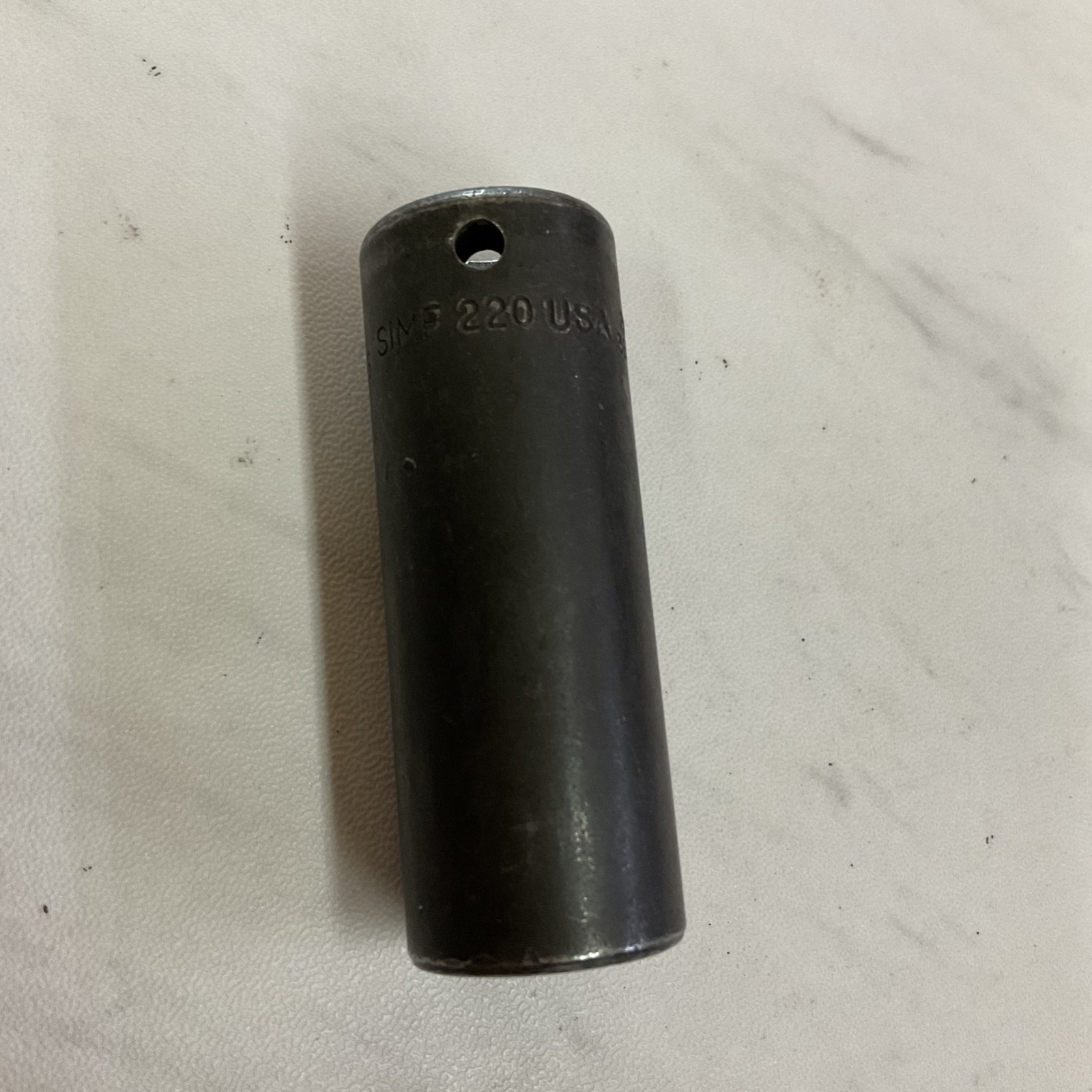 Snap-on SIMF220 3/8″ Flank Drive 11/16″ SAE Deep 6 Point Impact Socket USA