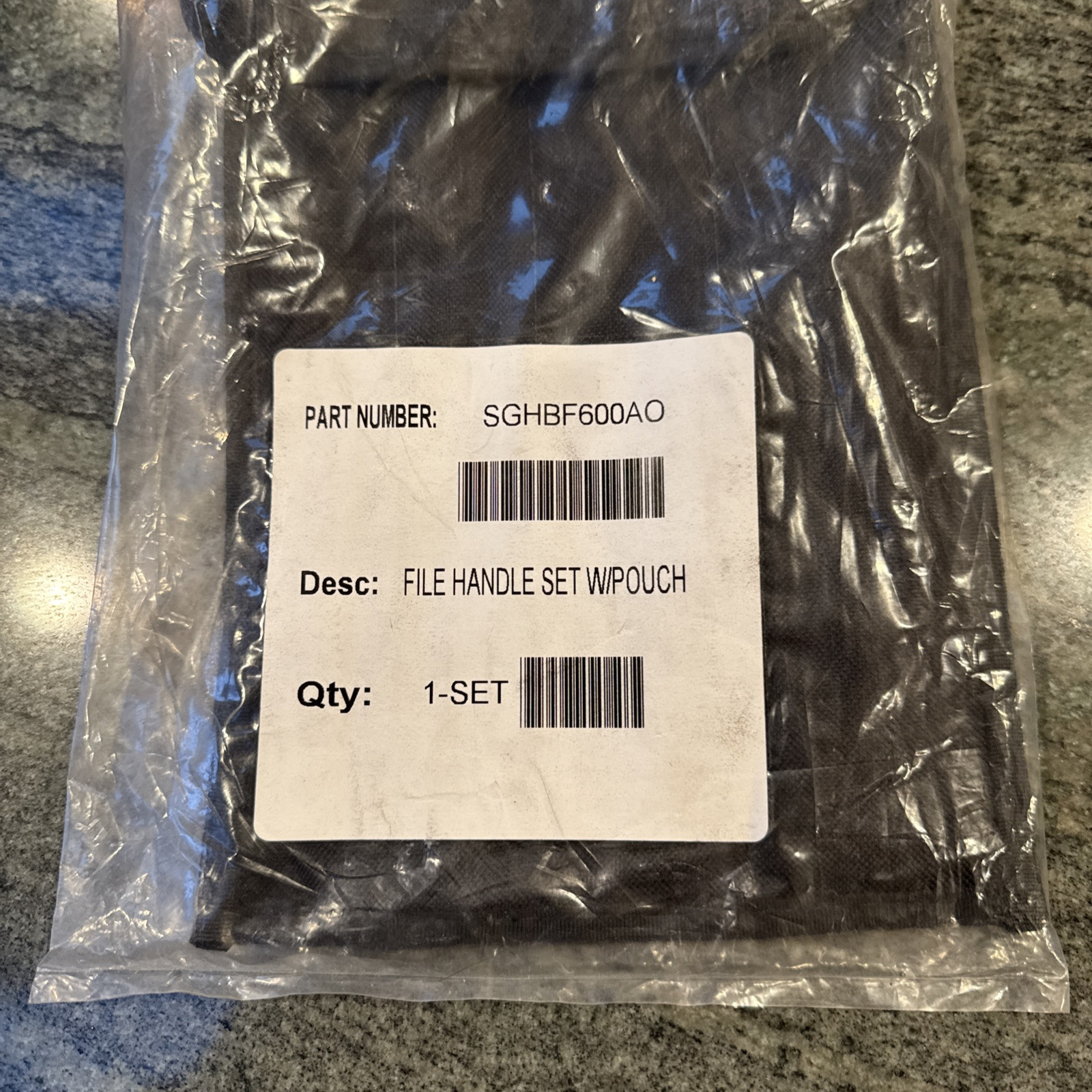 snap on sghbf600ao orange 4 pc file handle set with pouch new