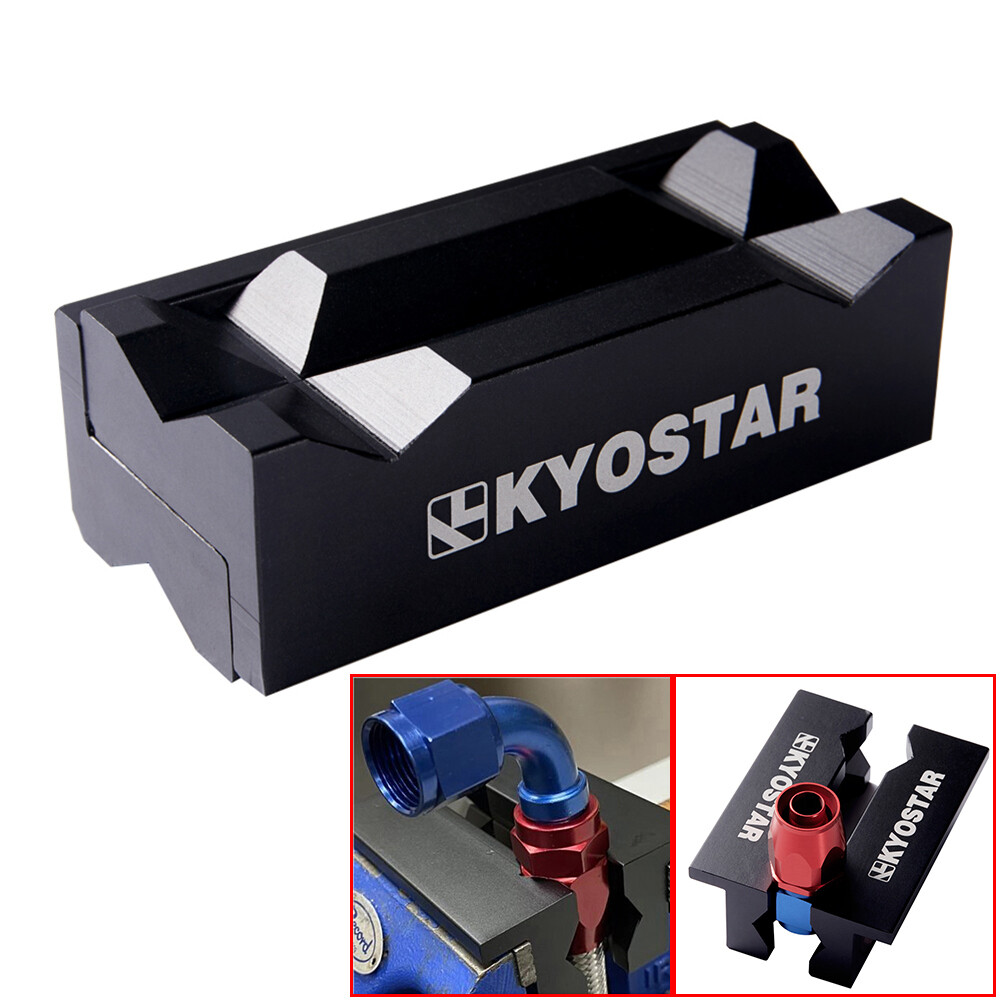 Kyostar Aluminum AN Hose End Fitting Tool to Magnetic Vise Jaw Insert Tool New