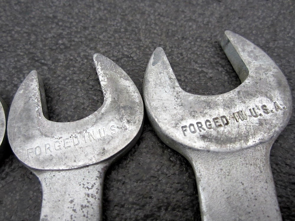 Vintage Craftsman 4pc SAE Tappet Wrench Set -V- Made in USA