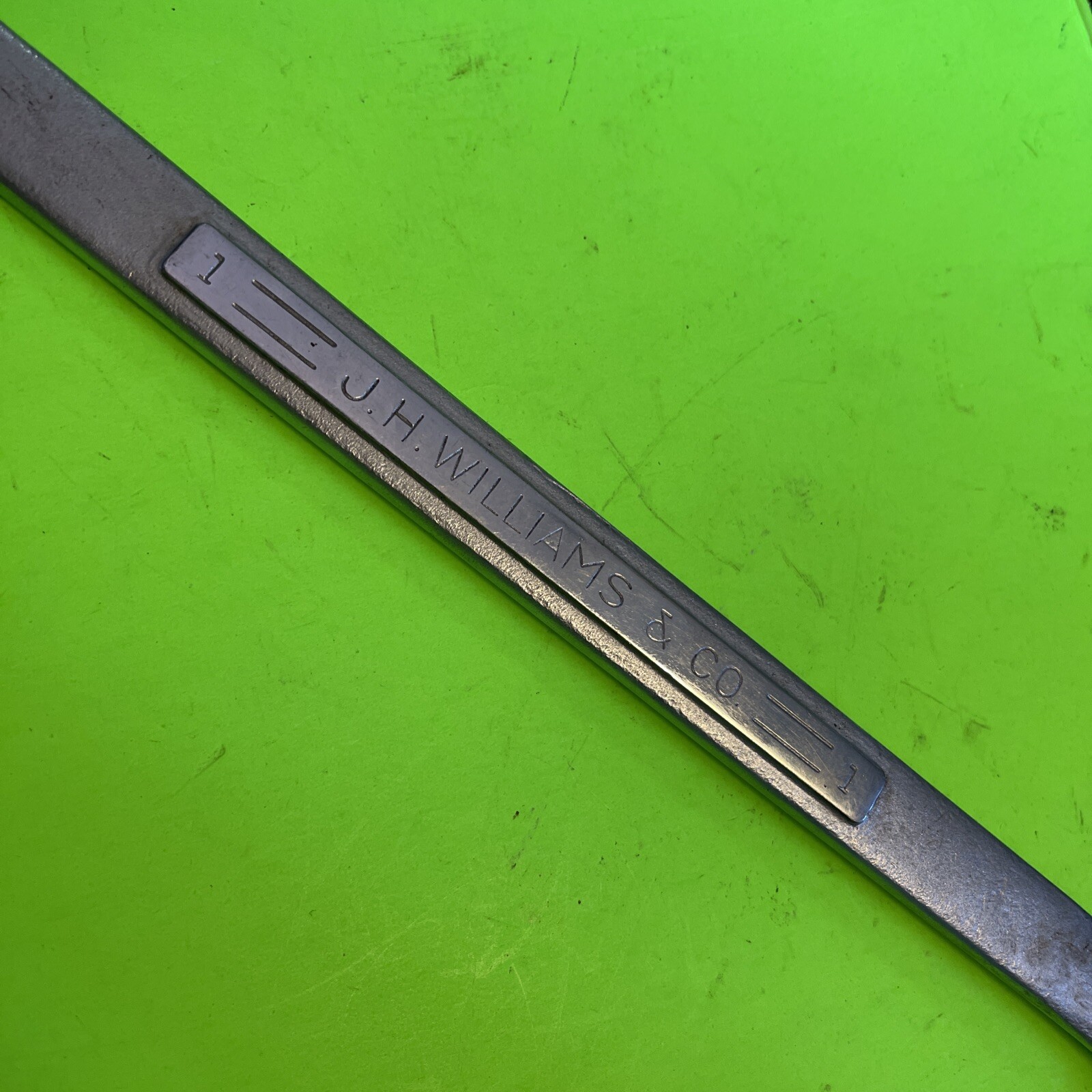 JH Williams Superrench – 1” Combination Wrench, 12 Point , Part# 1170 Vtg USA