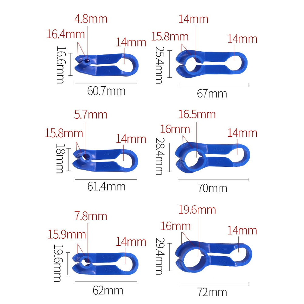 16 Piece Automotive AC Cooling Agent and For Fuel Line Pipe Removal Tool Set