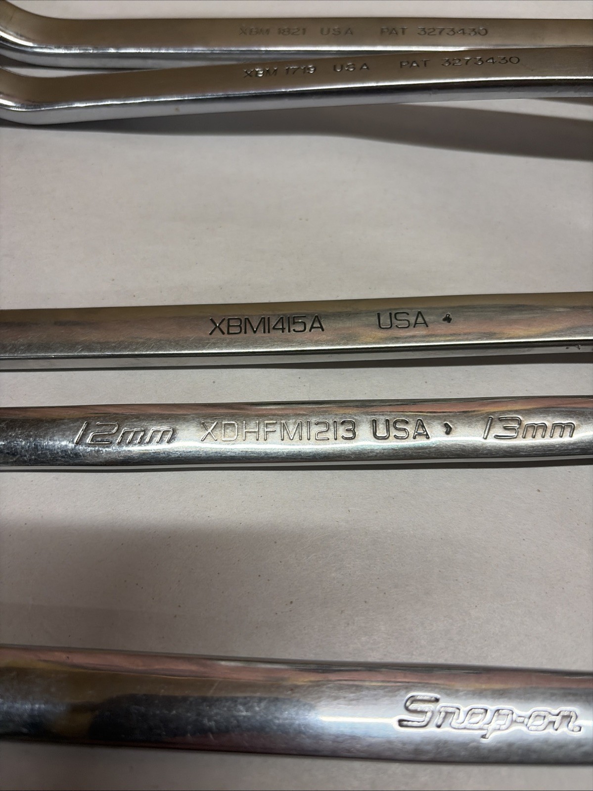 Snap-on Metric Wrench Lot 7 Pc XBM OEXLM