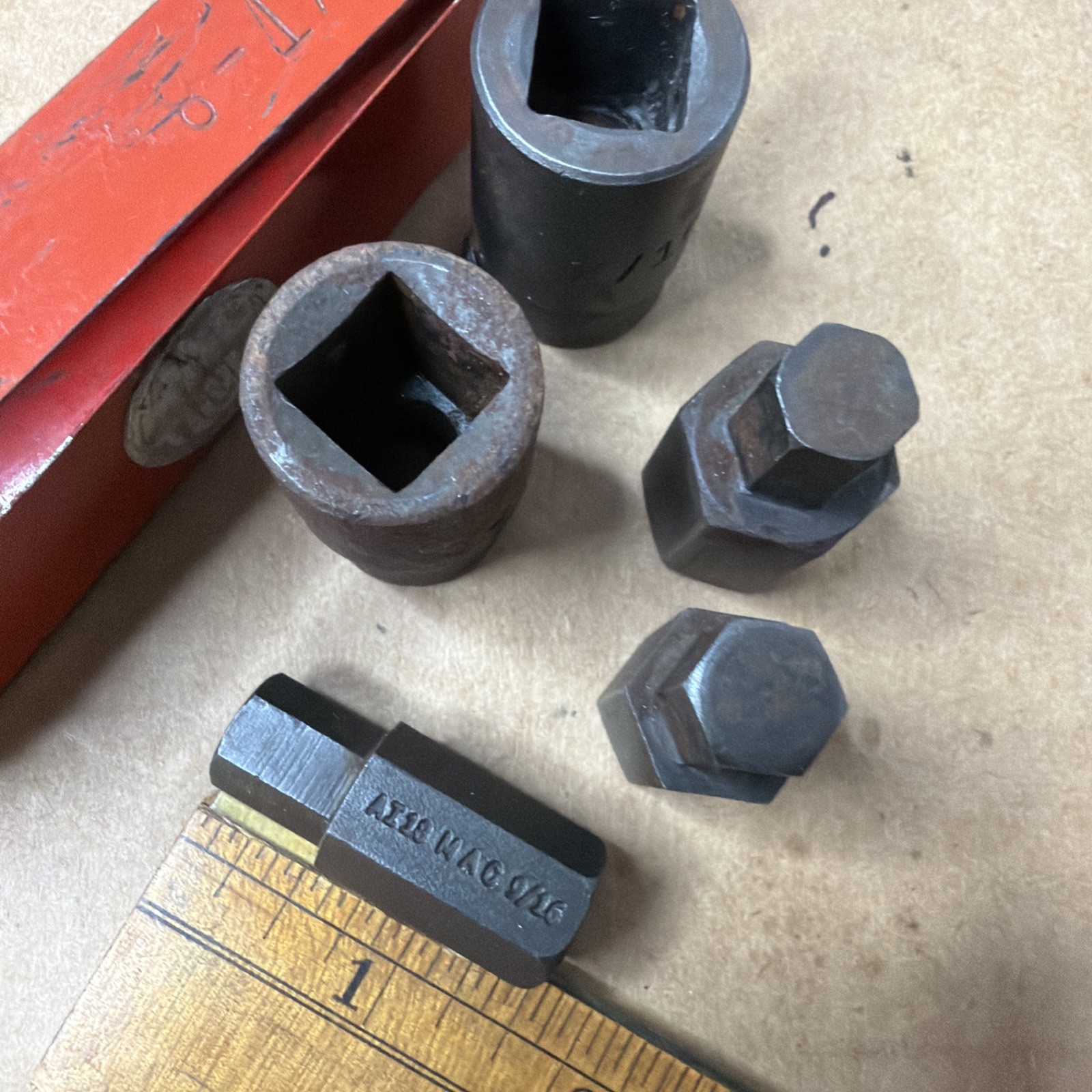 MAC TOOLS 6 PC DRIVE IMPACT SOCKET SET VT-8 METAL TRAY USA
