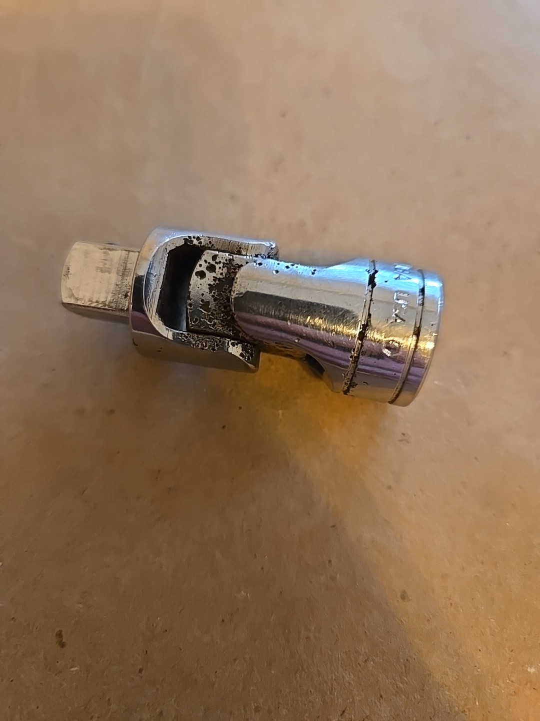 Snap On 3/8″ Drive Chrome Friction Ball Universal Swivel Socket For Parts FU8A