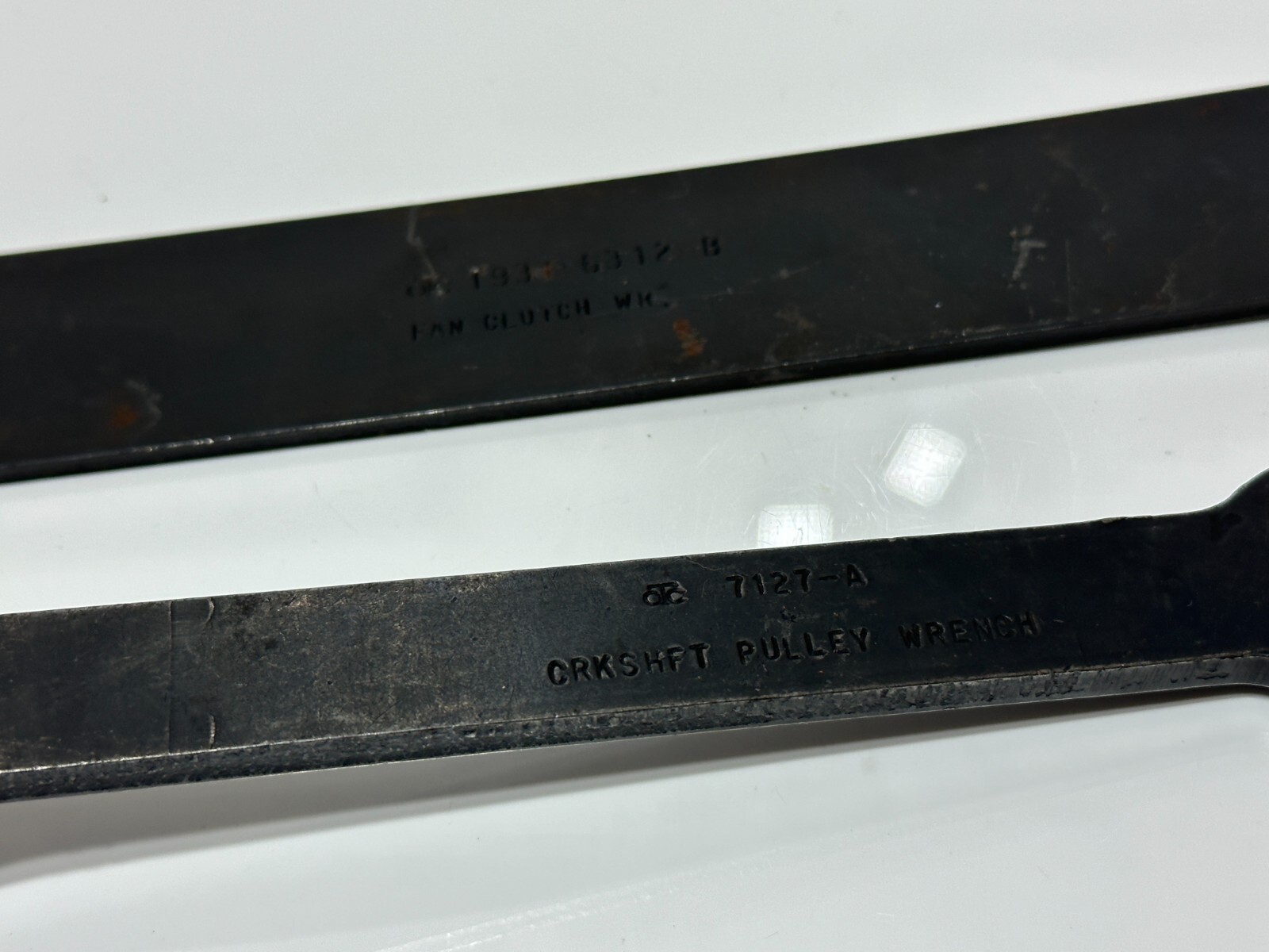 OTC Tools USA 2pc 193T-6312-8 Fan Clutch Wrench, 7127-A Crankshaft Pulley Wrench
