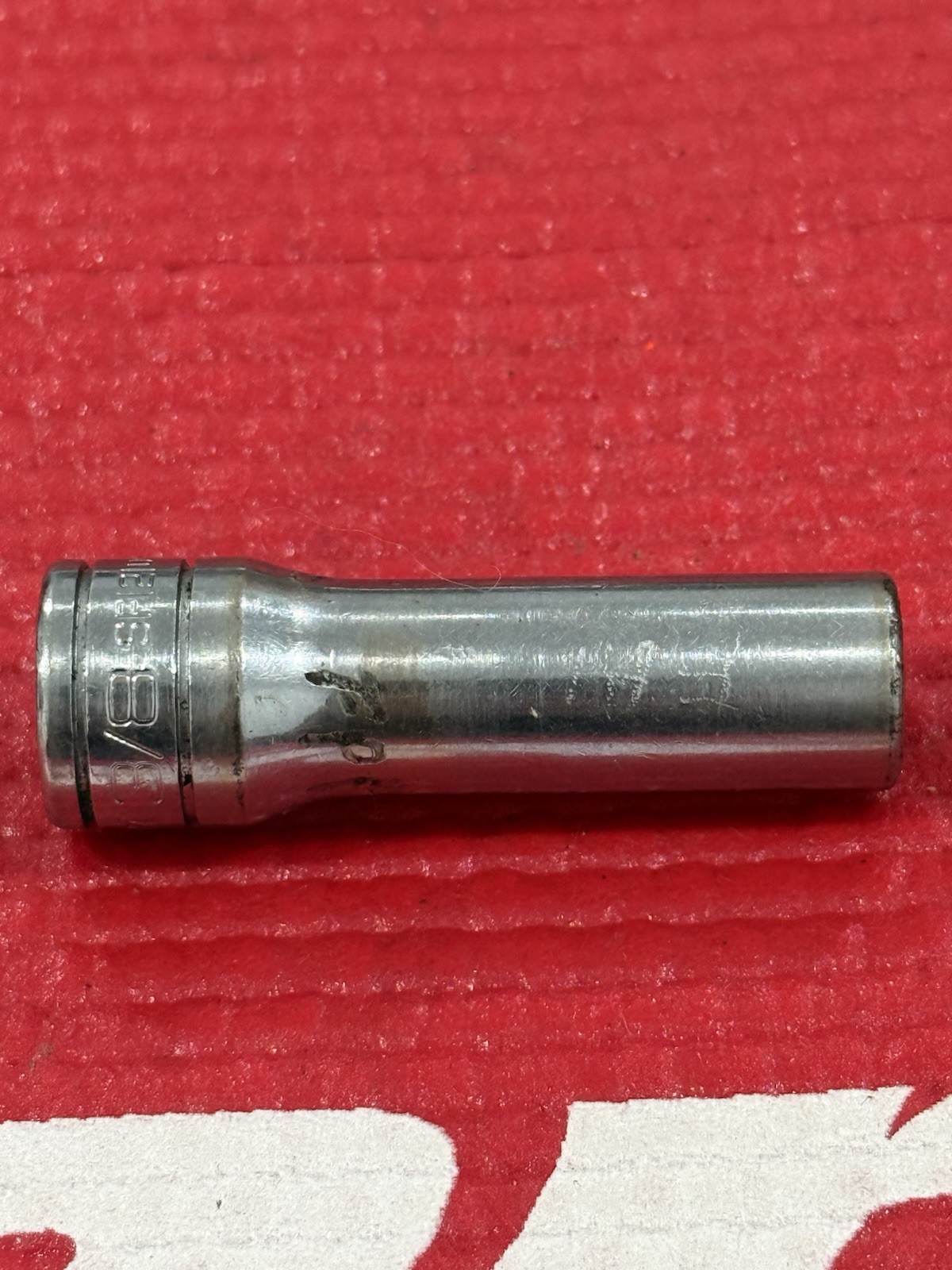 Snap On Tools 3/8” Drive 12 Point 3/8” SAE Deep Socket SF121, USA Made