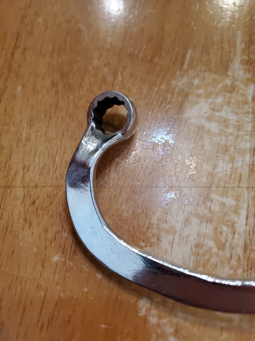 Snap On 9/16″ 12Pt SAE Chrome Door Hinge Wrench S9619