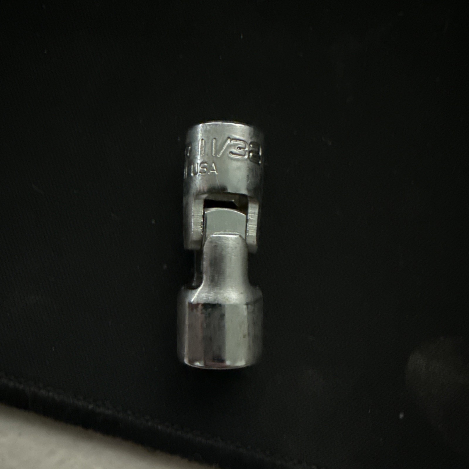 Snap On 1/4” Drive 12 Point SAE 11/32” FLANK DRIVE Shallow Universal Socket New