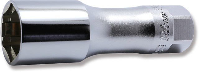 KOKEN 3300CZ-18 3/8 Sq. Dr. Z-Series 6-Point Clip Type Spark Plug Socket 18mm