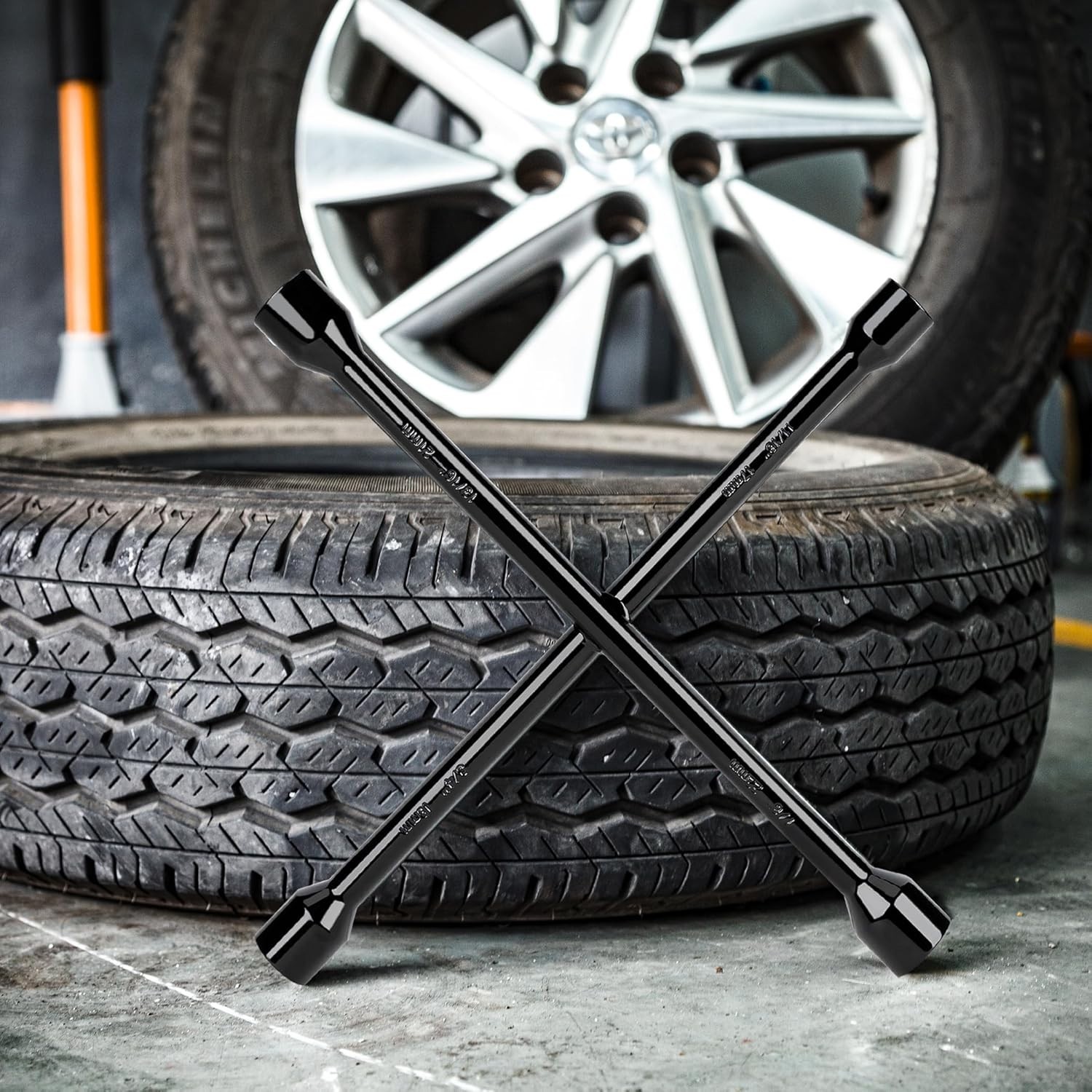 Heavy Duty 14-Inch Universal Lug Wrench – Efficient Tire Changing Tool