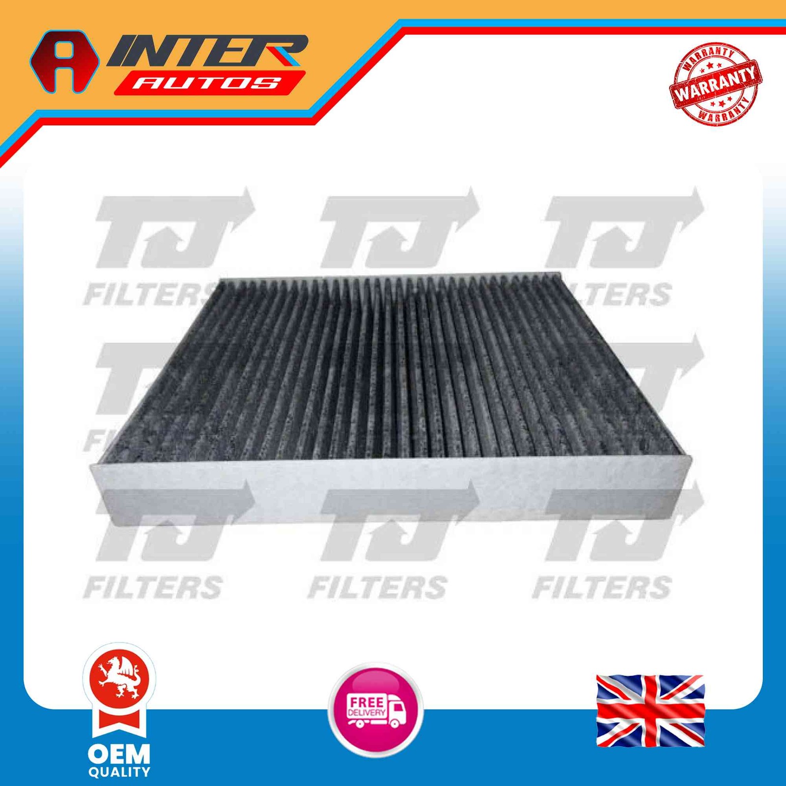 TJ Filters Service Kit Air + Fuel + Oil + Cabin Pollen Filter Fits Opel Vauxhall