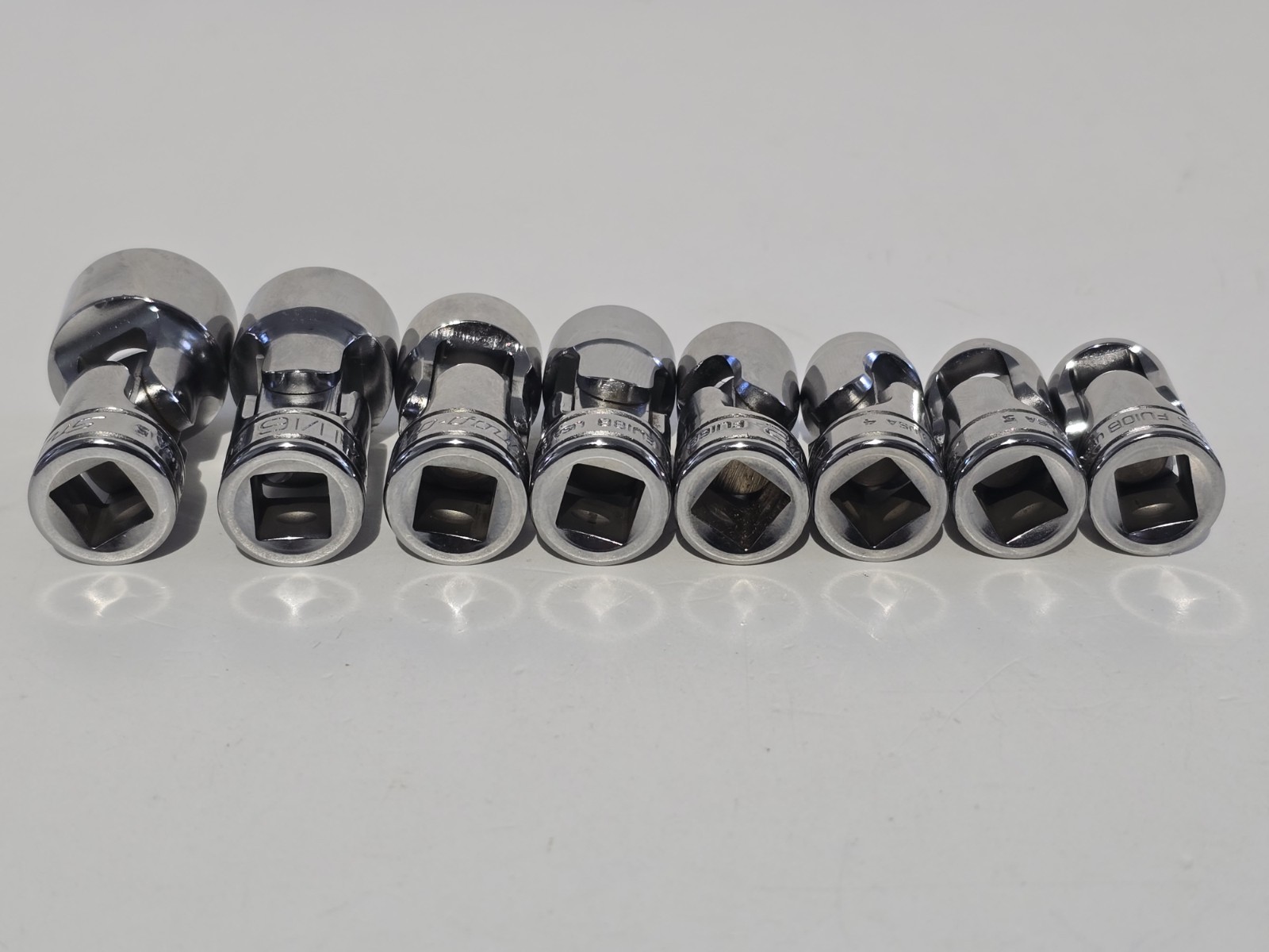 NEW 🇺🇸 Snap-on 206fua (+2) 8 Pc Shallow Universal Socket Set 12 Pt 5/16-3/4”