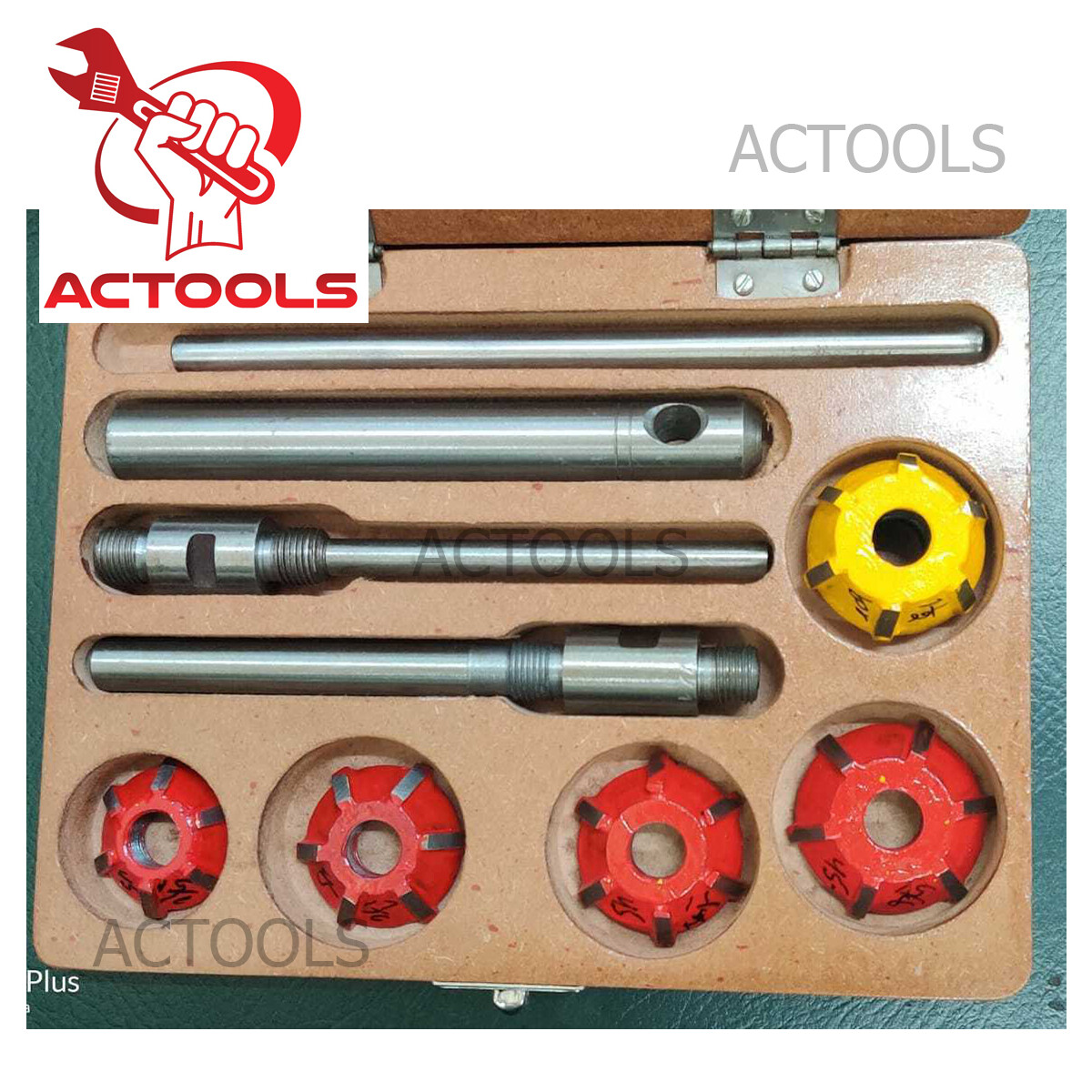 New Carbide Tipped Valve Seat Cutter 5 Pcs Set For Vintage & Modern Car & Bikes