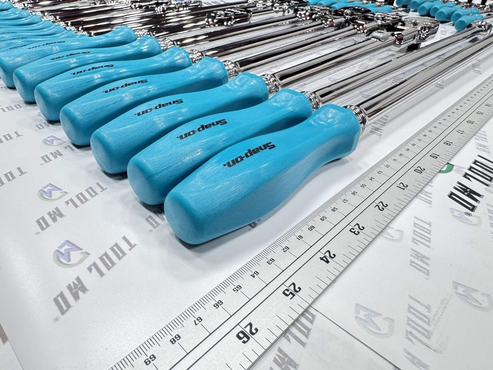 Snap-on Tools RARE TEAL 43pc «HOLY GRAIL» 1/2″ 3/8″ 1/4″ Drive Ratchet Set