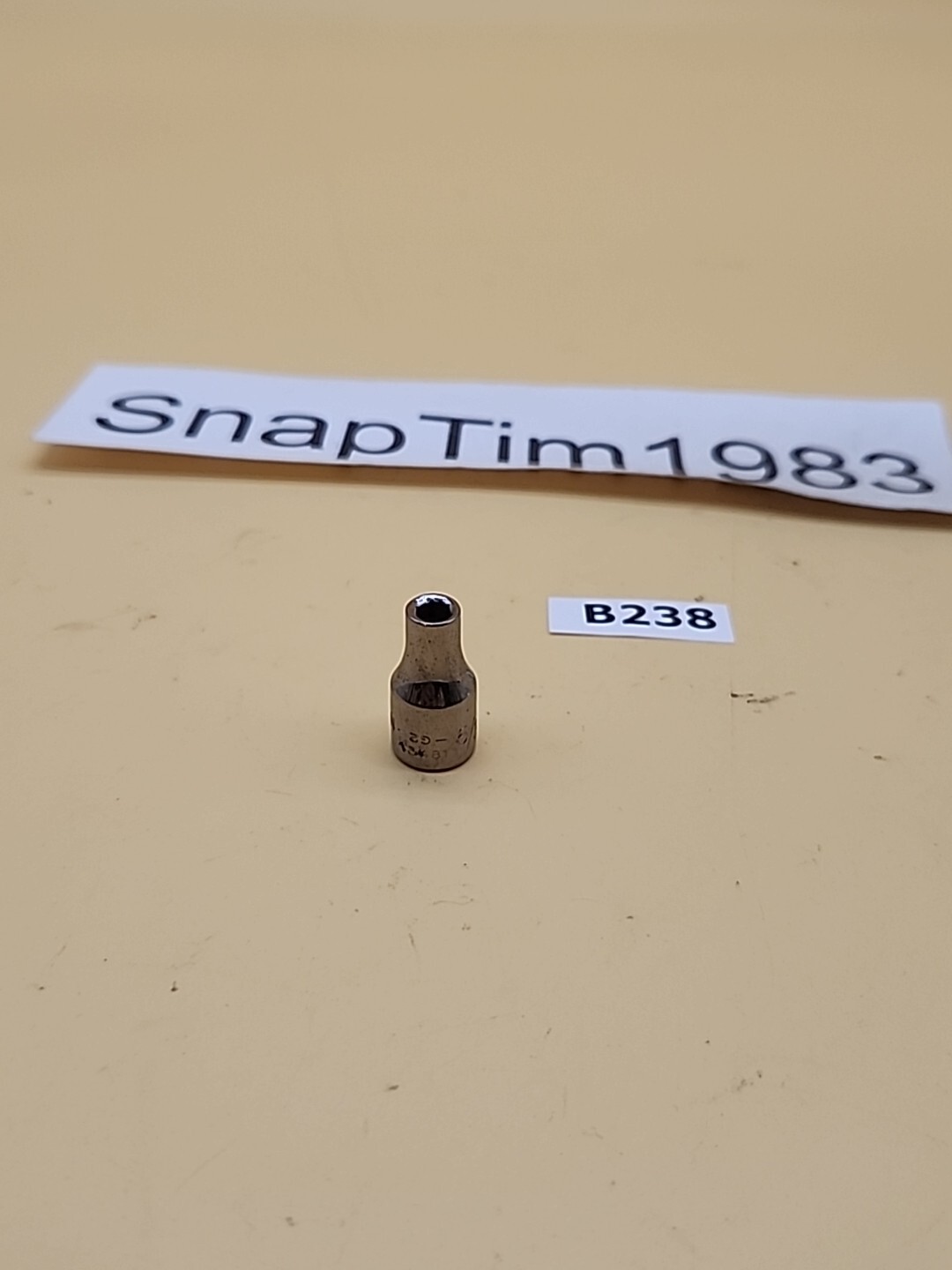 Craftsman Vintage NEW 5/32″ 6 Point 1/4″ Drive Shallow Socket G2-43481 USA