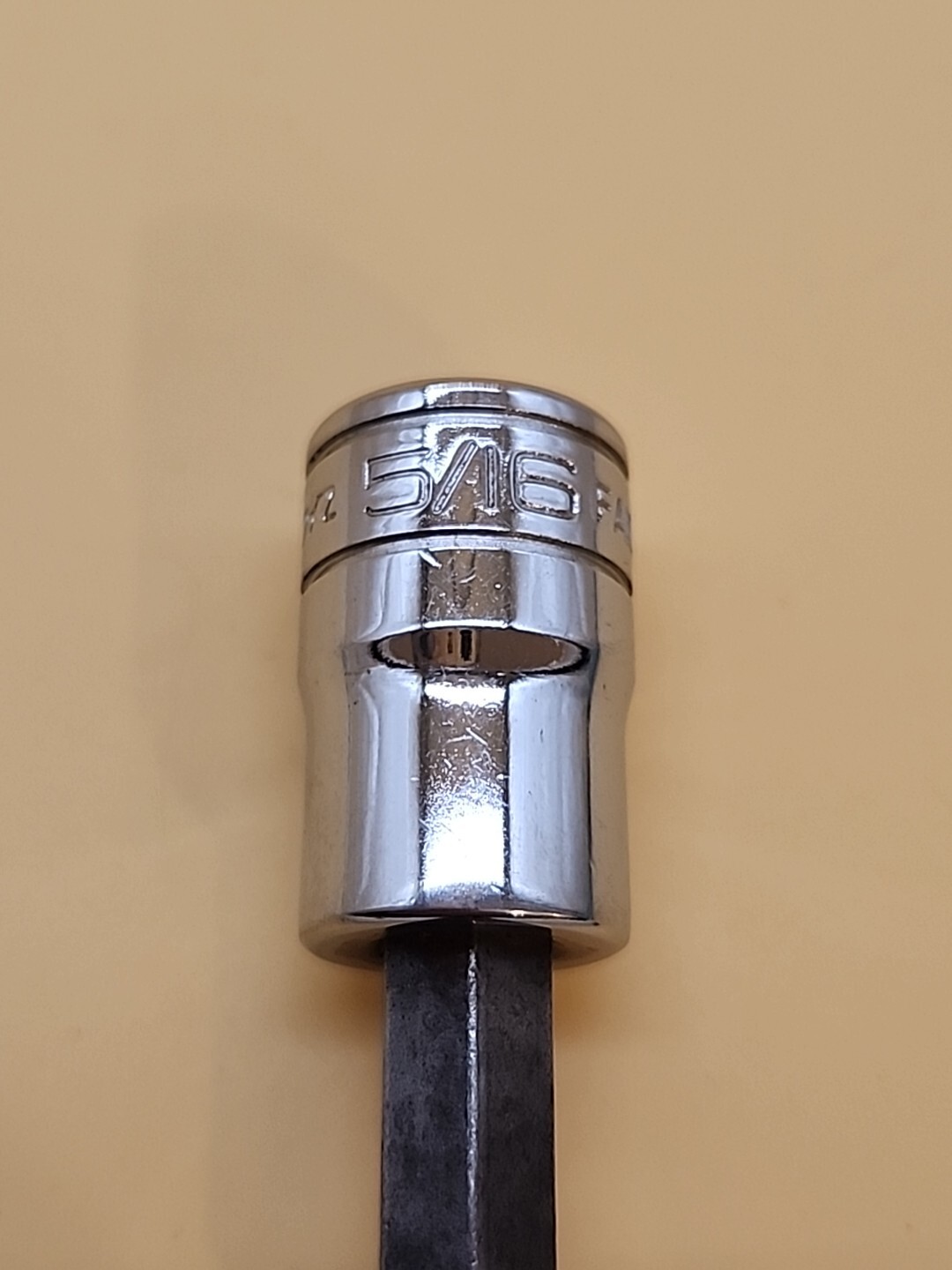 Snap-on Tools FA10E 5/16″ SAE Hex Bit 3/8” Drive Chrome Socket Dr USA